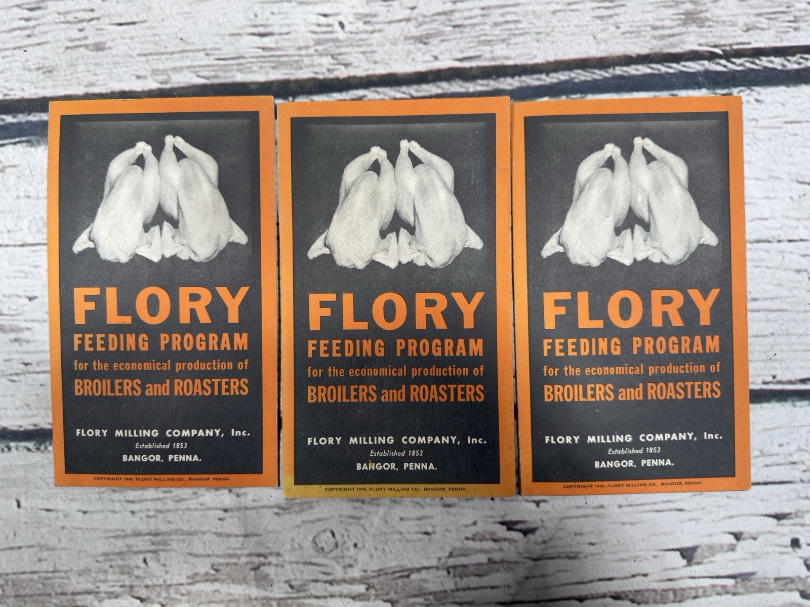 VTG Flory Feeding Program Flory Milling Company Bangor PA Brochure Info Adv Book