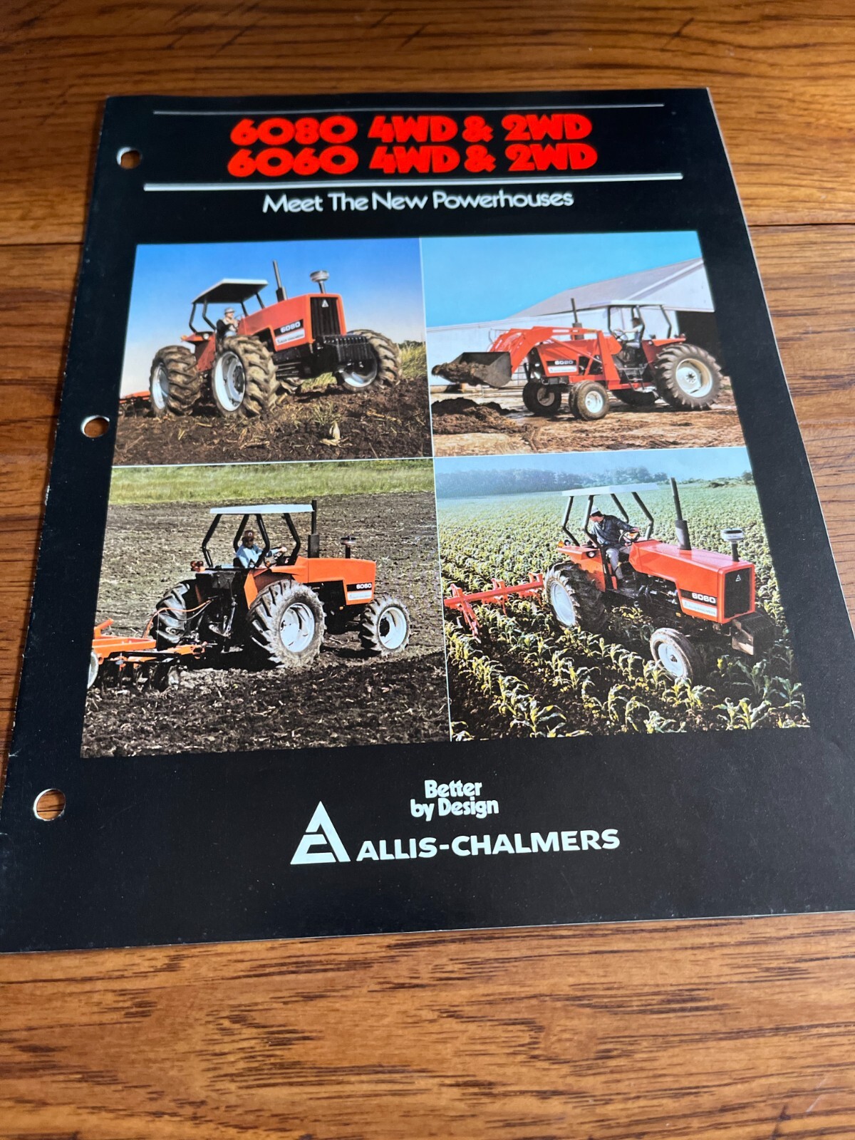 Allis Chalmers 6080 6060 Tractor For 1980 Brochure FCCA
