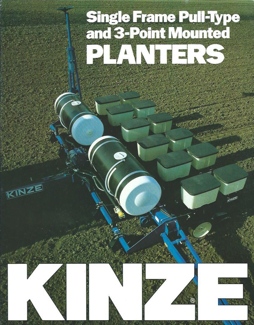 Farm Equipment Brochure – Kinze – Pull-Type / Mounted Planters (F3865)