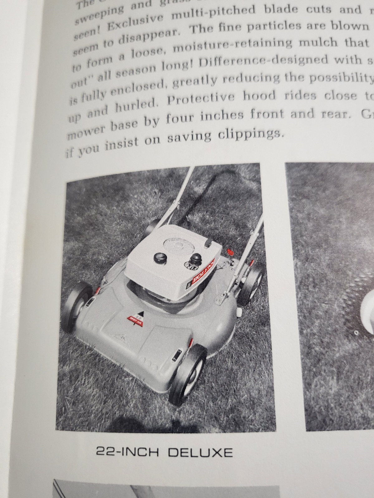 Vintage 1968 Bolens 8724 SUBURBAN 24 RIDING MOWER MOWER MUSTANG TILLER BROCHURE