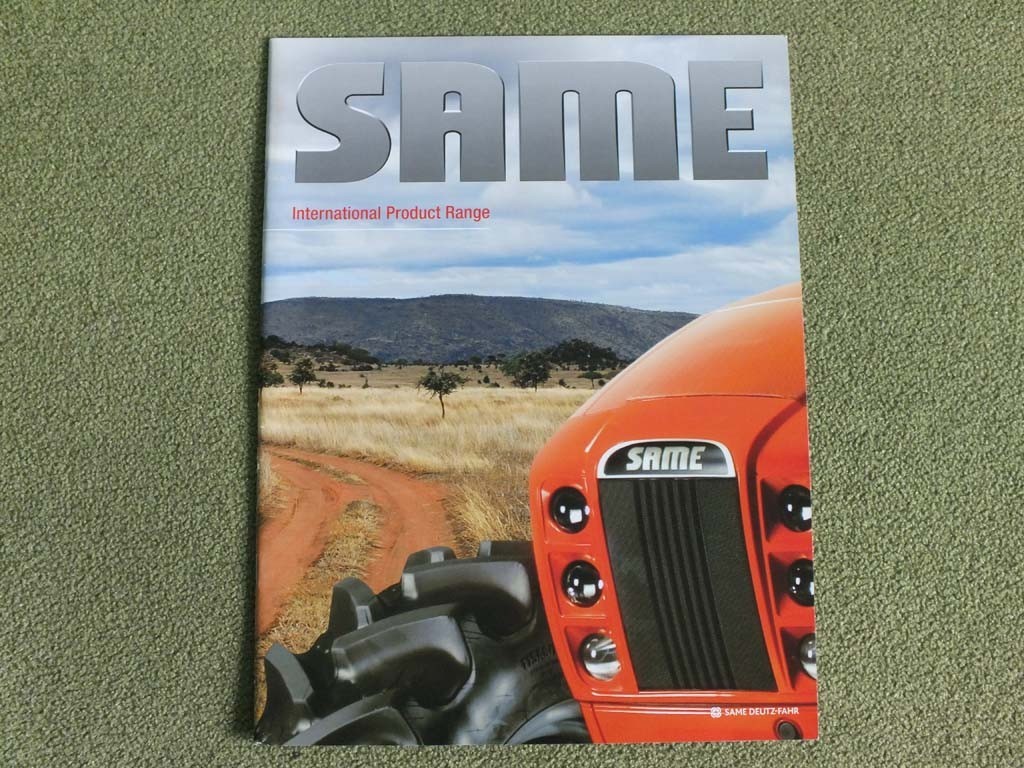SAME Tractor International Product Range Catalog Farm Equipment Brochure 2009
