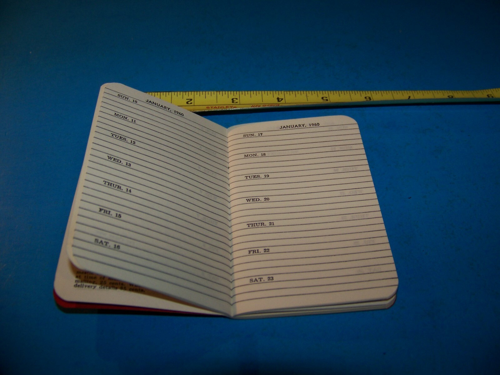 Niagara Brand Farmers “Daily Reminder” Memo Booklet Vintage 1960
