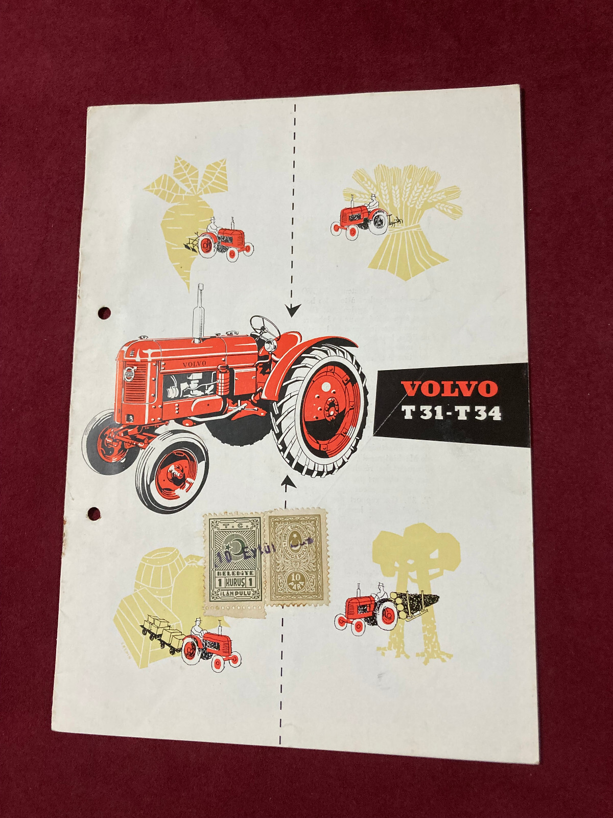 VOLVO T31 T34 Tractor OLD Catalogue/Brochure