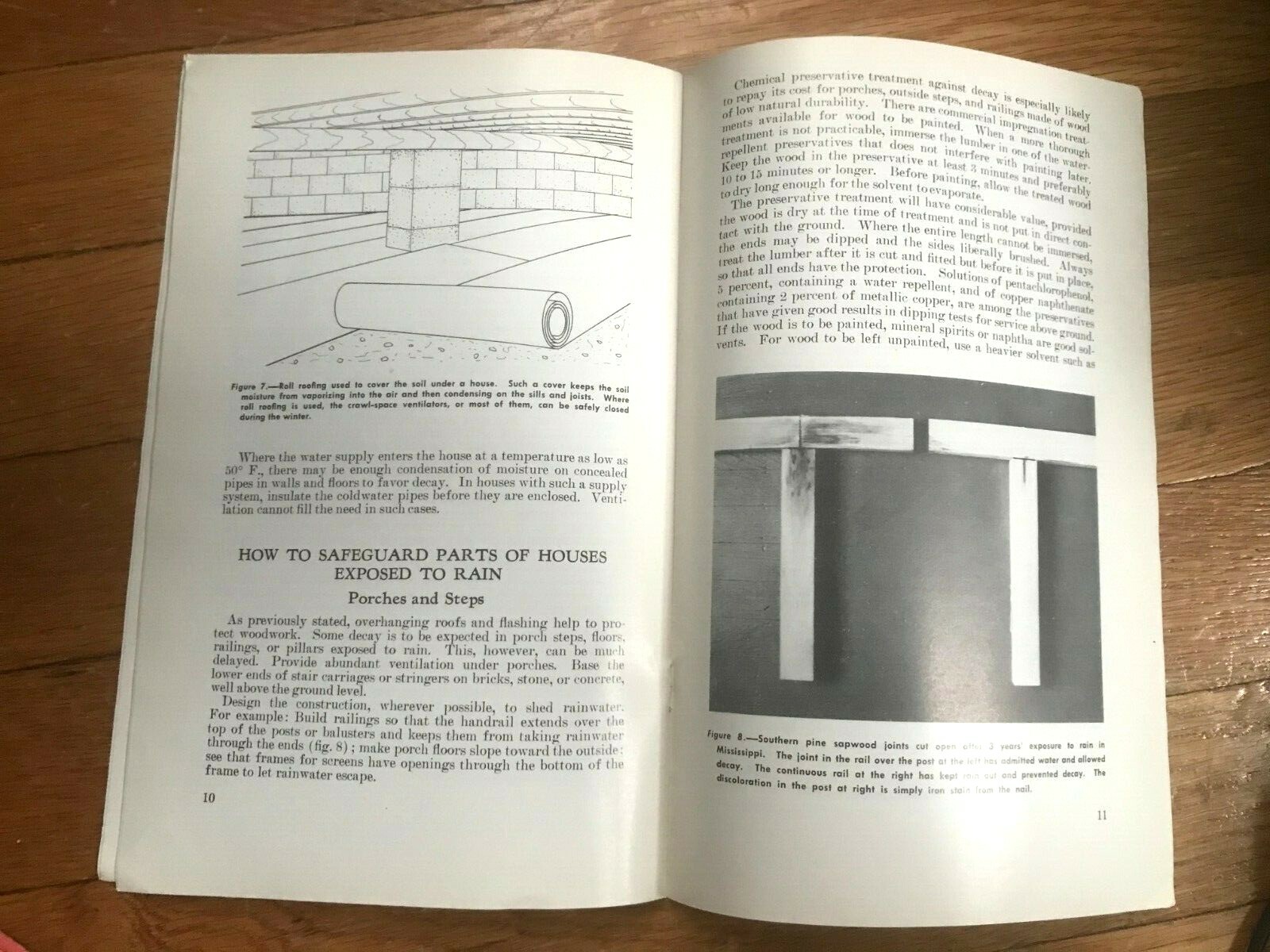 Vtg Wood Decay in Houses US Dept of Agriculture 1960s Booklet #73 – A52