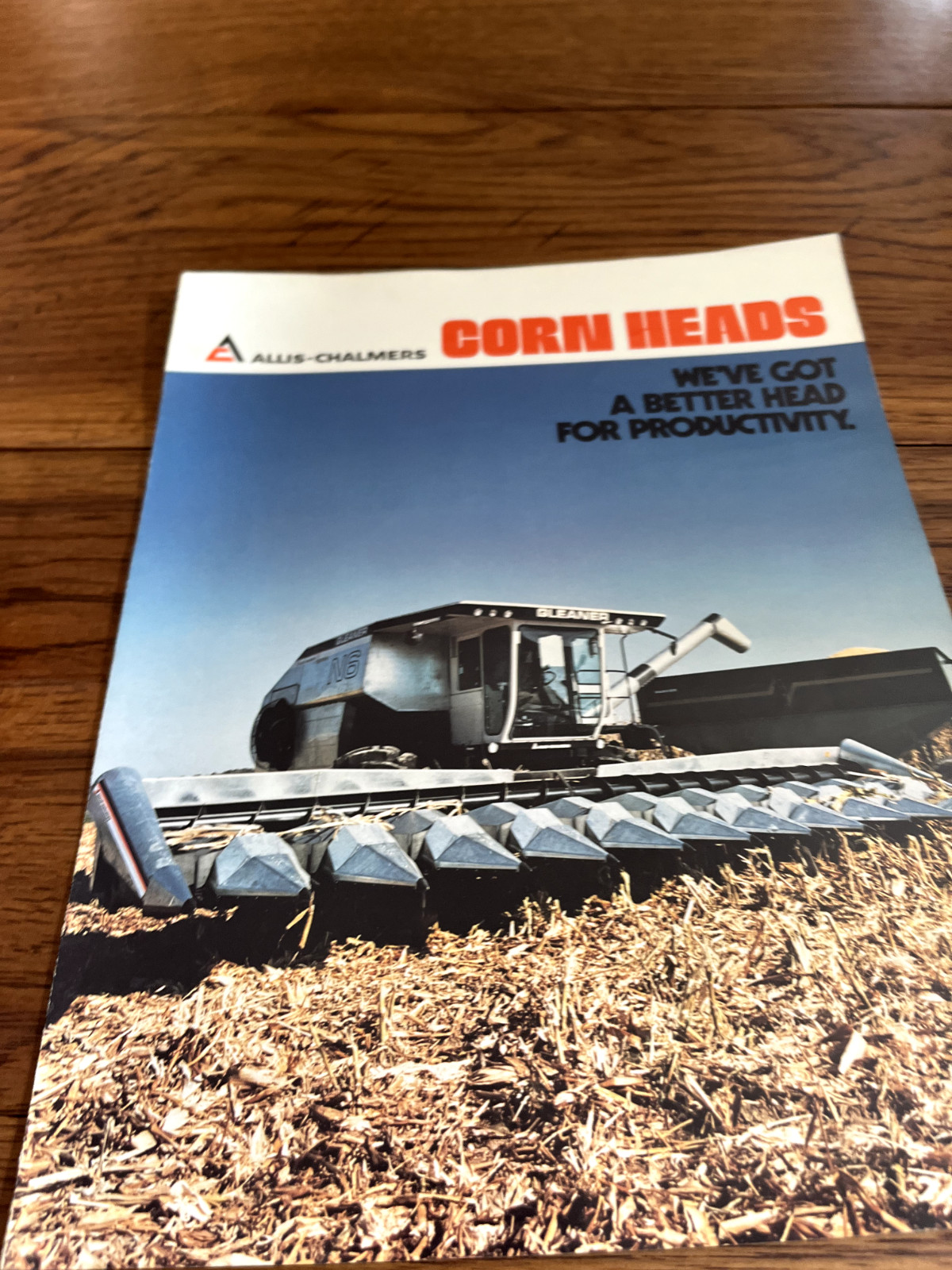 Allis Chalmers Corn Heads For 1980 Brochure FCCA
