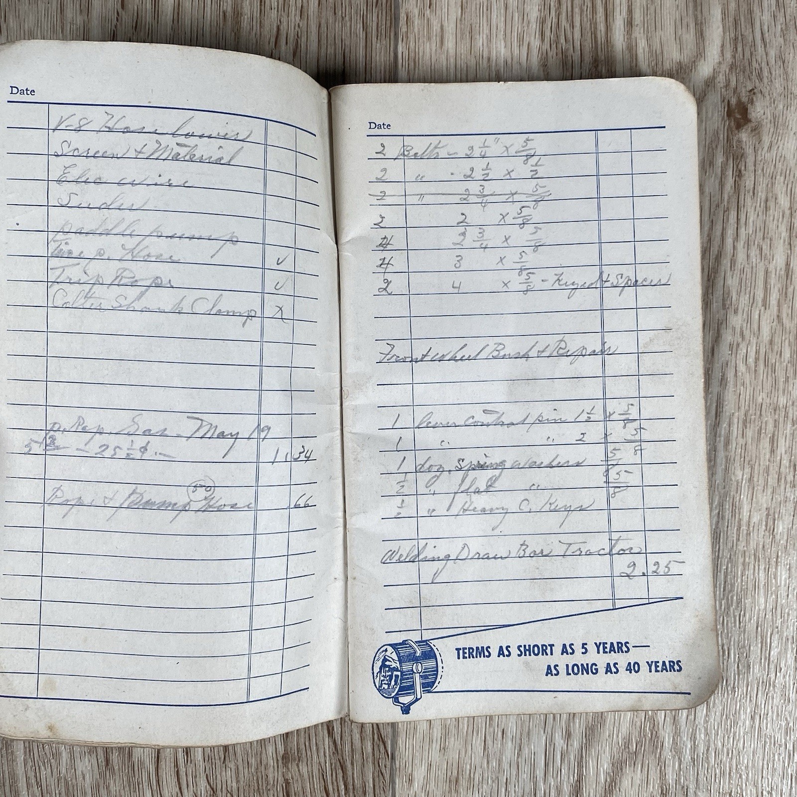 Farmers Handbook with Useful Facts, Stock Breeding Record Keeping