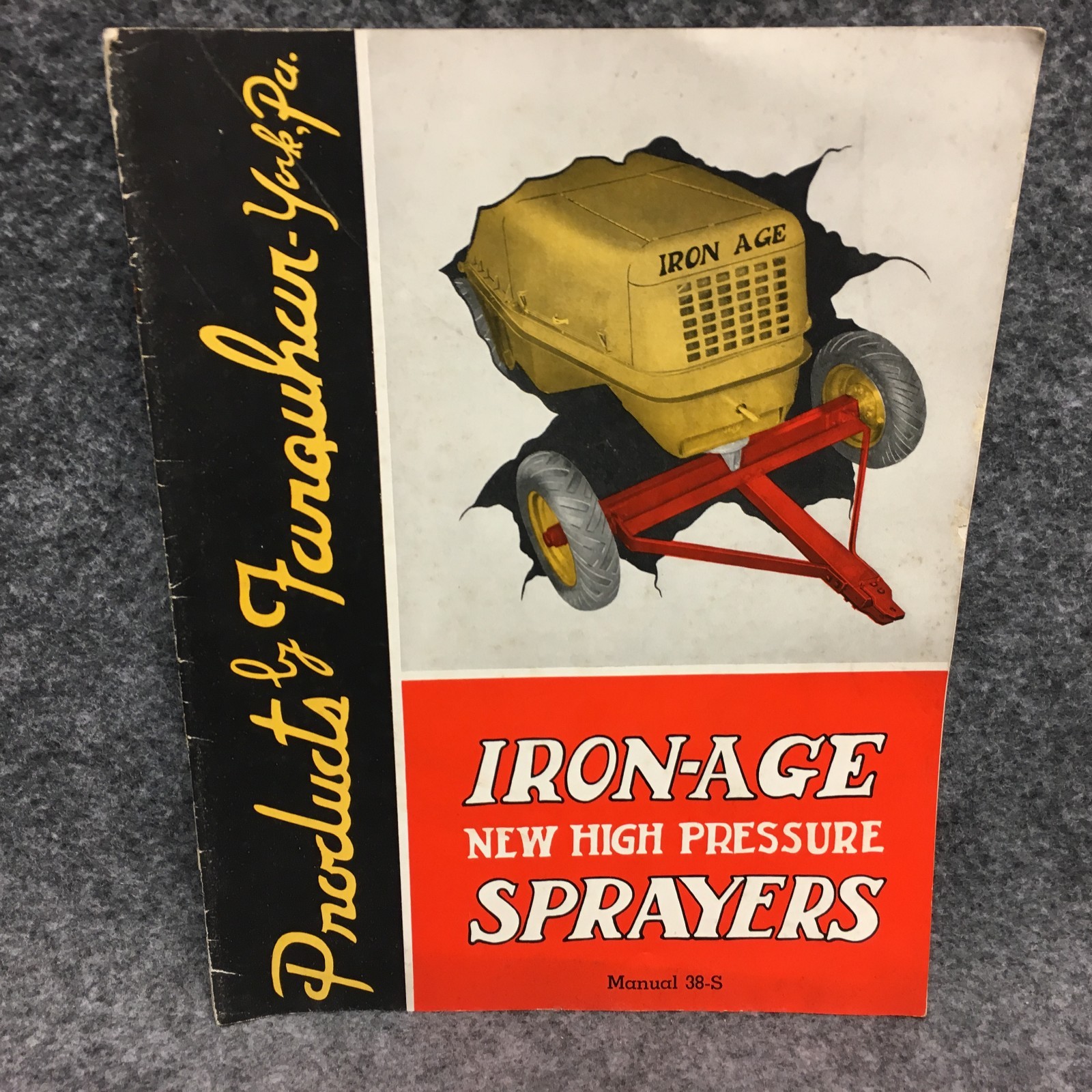 1940s Farquhar Iron Age High Pressure Sprayers Advertising Catalog Manual 38-S