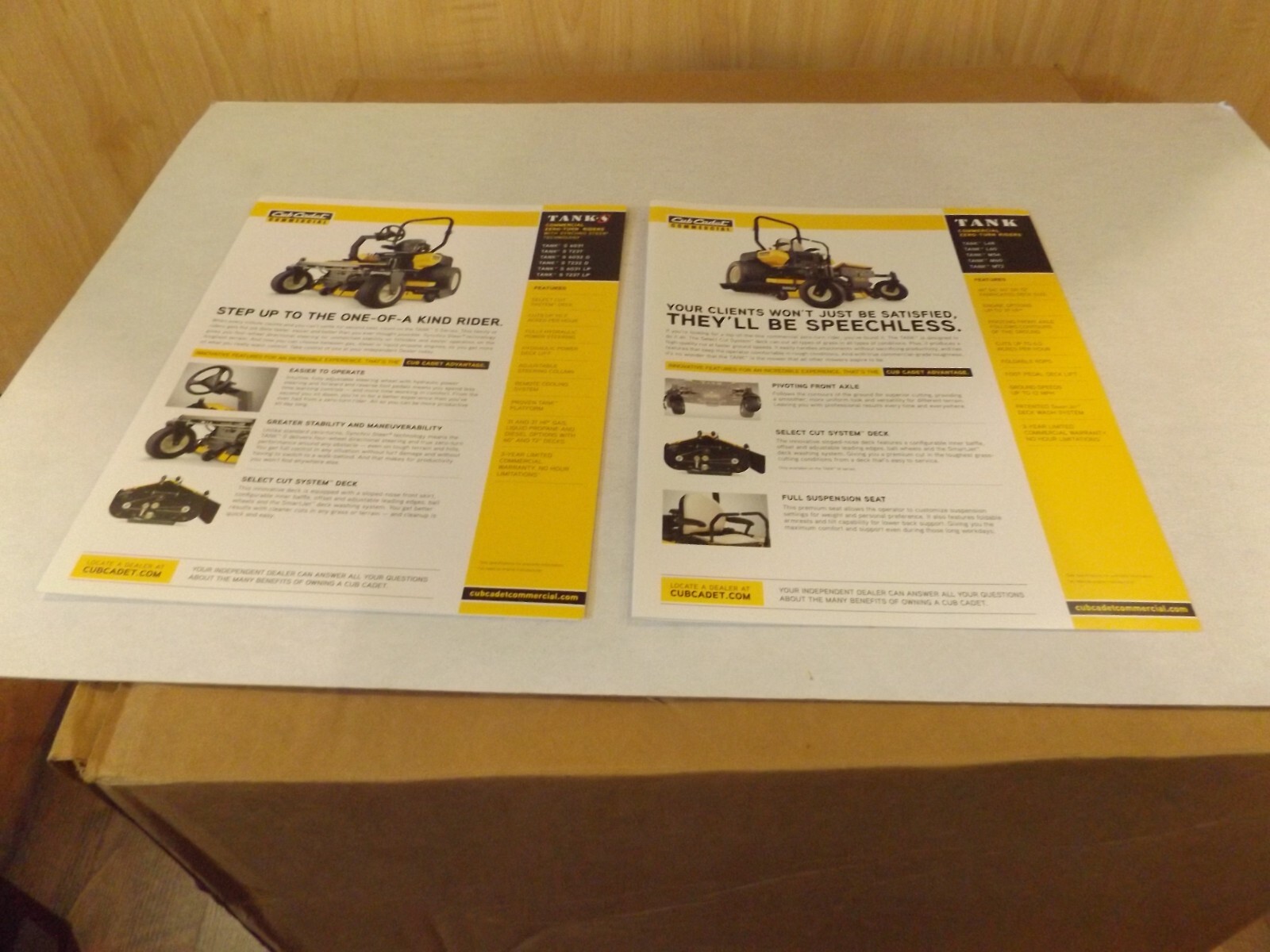 CUB CADET 11-Pieces lawn & Garden Tractors & Equipment. 2010-2011