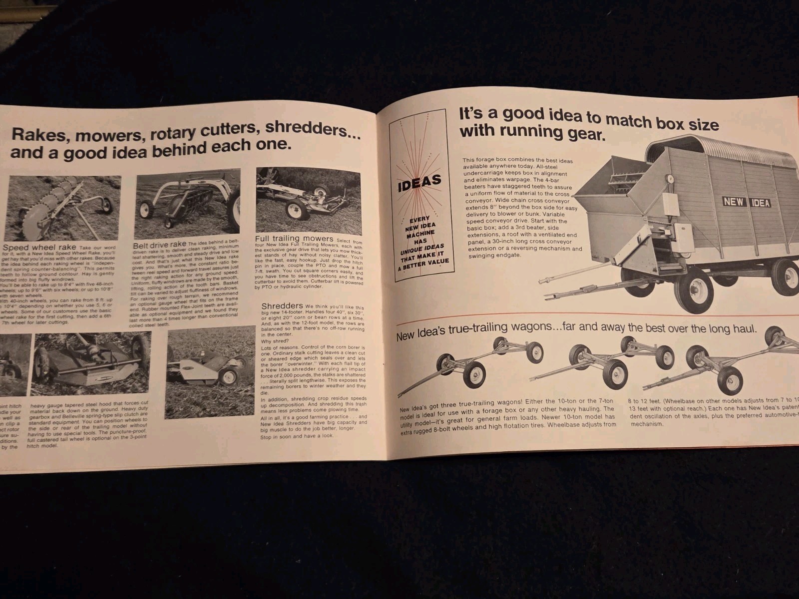 1972 New Idea Equipment Brochure Uni-System Superpicker Madison South Dakota