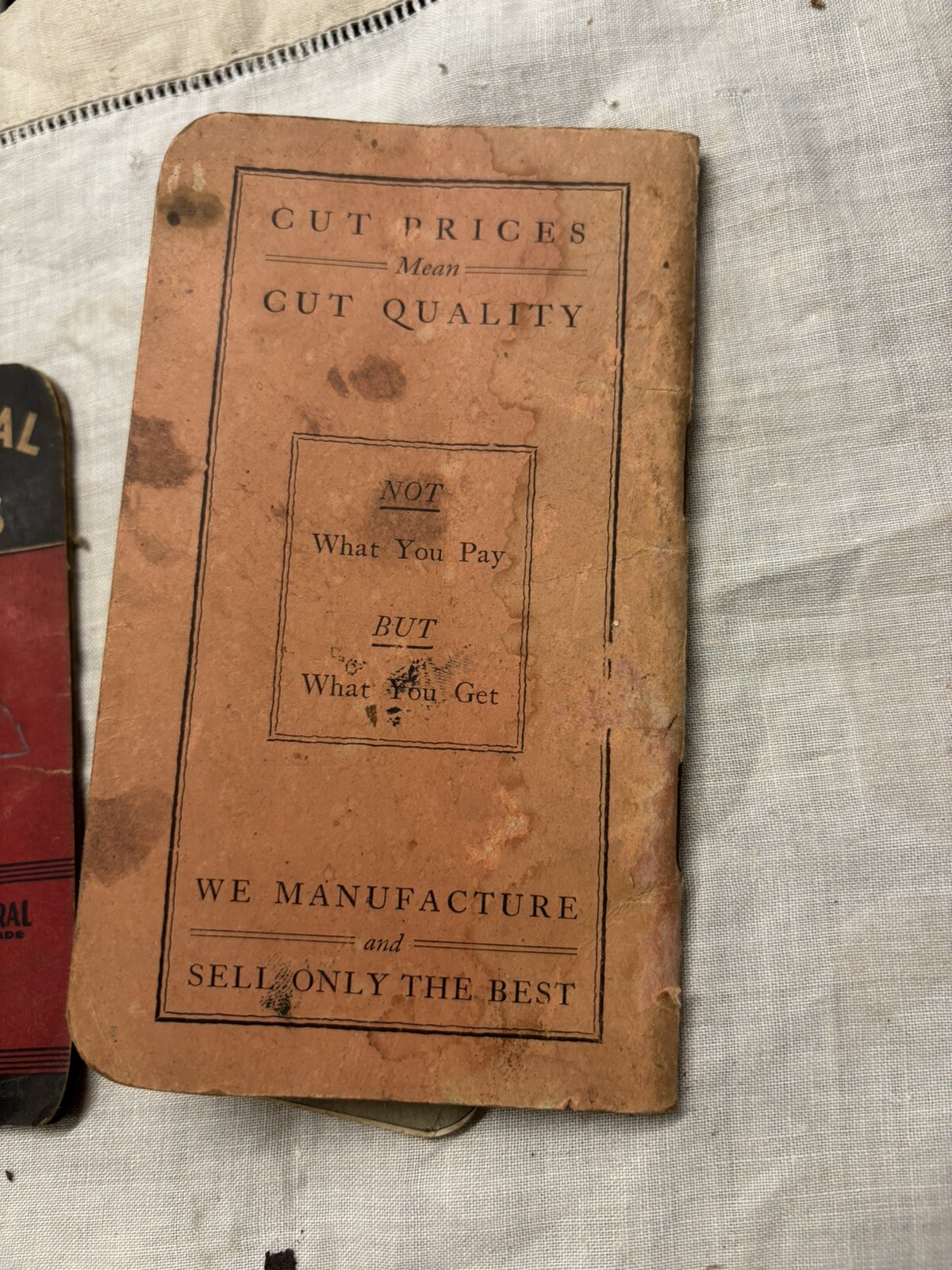 Antique 1928 & 1930s Farmers Memo from Fertilizer Co Guano Bag all Virginia