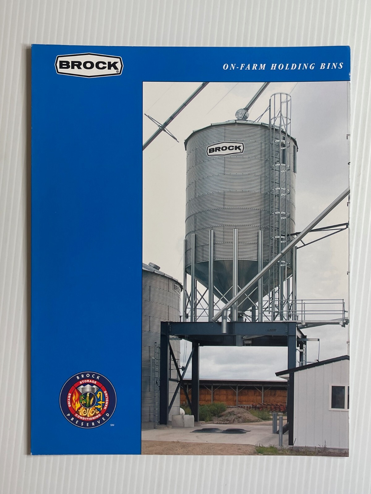Brock On-Farm Holding Bins Sales Brochure 2010s (Showroom Book)