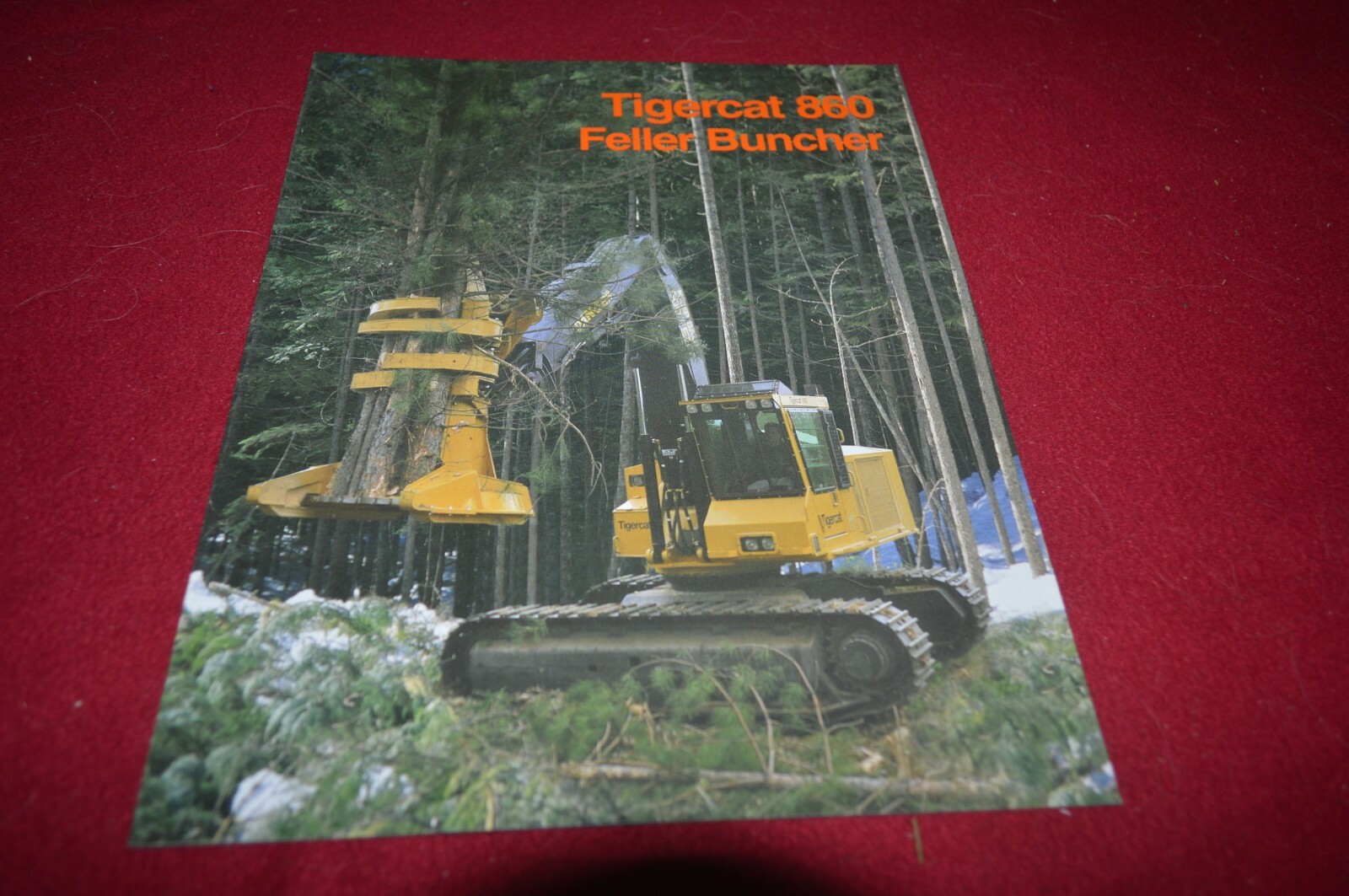 Tigercat 860 Feller Buncher Brochure FCCA