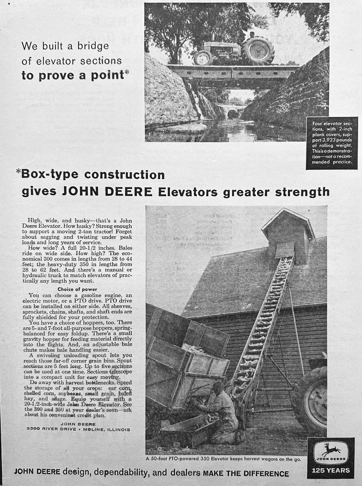 Lot of (6) 1962 John Deere Farm Equipment Original Advertisements #N5096