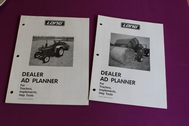 1998 Long Tractors, Implements, Hay Tools Dealer Ad Planner. Shows all the ads