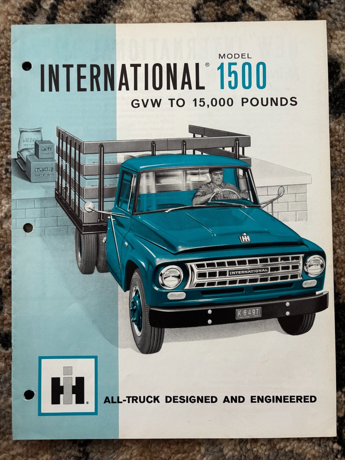 International Harvester 1500 Trucks For 1963 Brochure DCPA26