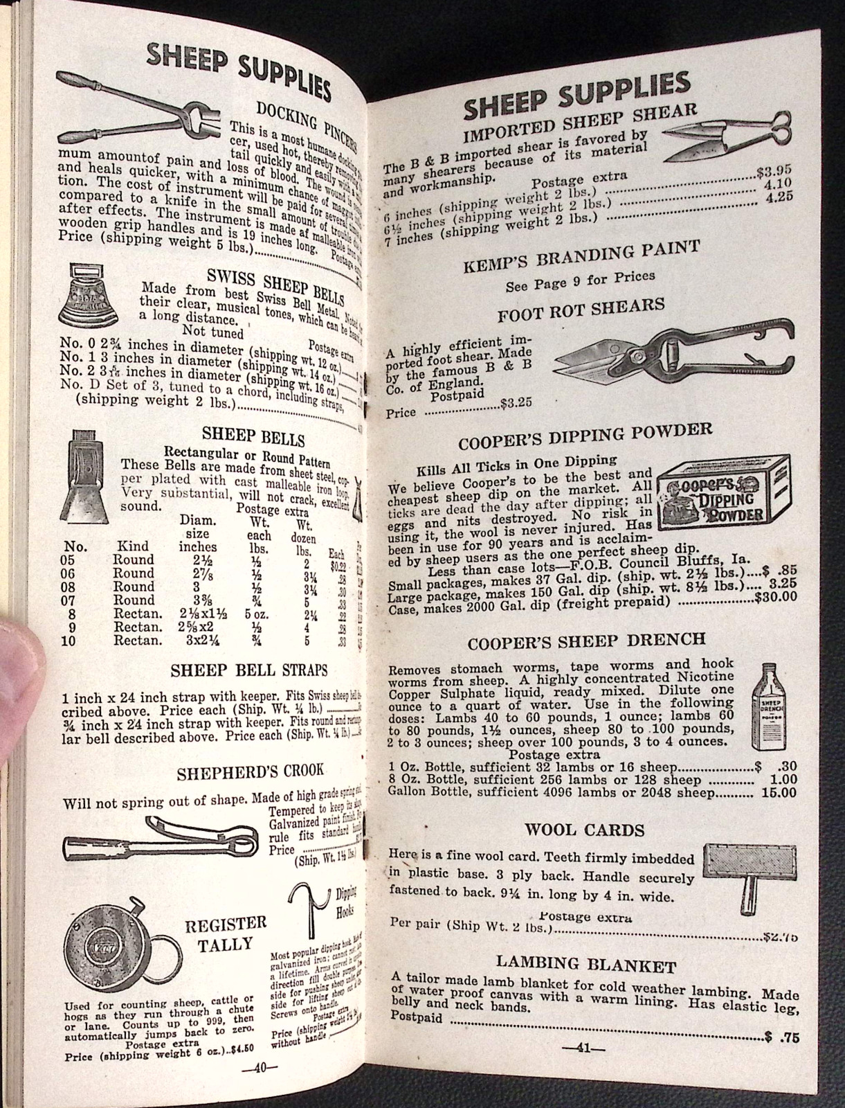 1950s Breeders Supply Catalog No 33 Livestock Farm Equipment Council Bluffs IA