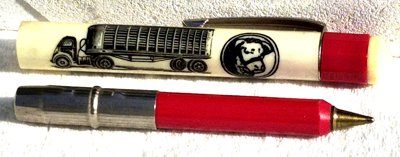 “Sorensen’s CATTLECRUISERS * Phone CH 6-2276/3357 * Albin, Wyo.” Bullet Pen