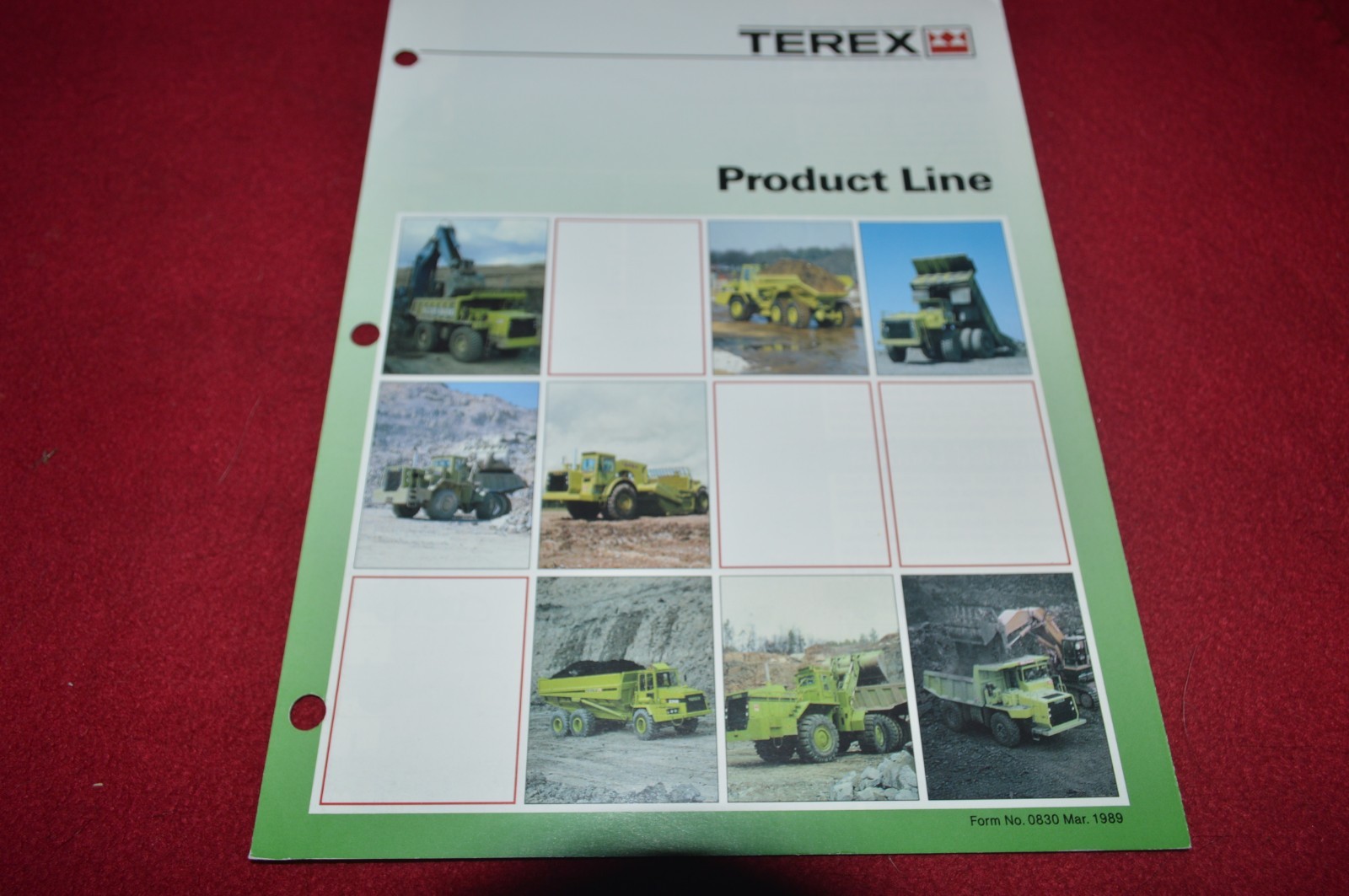 Terex Product Buyers Guide Dealer’s Brochure GDSD7