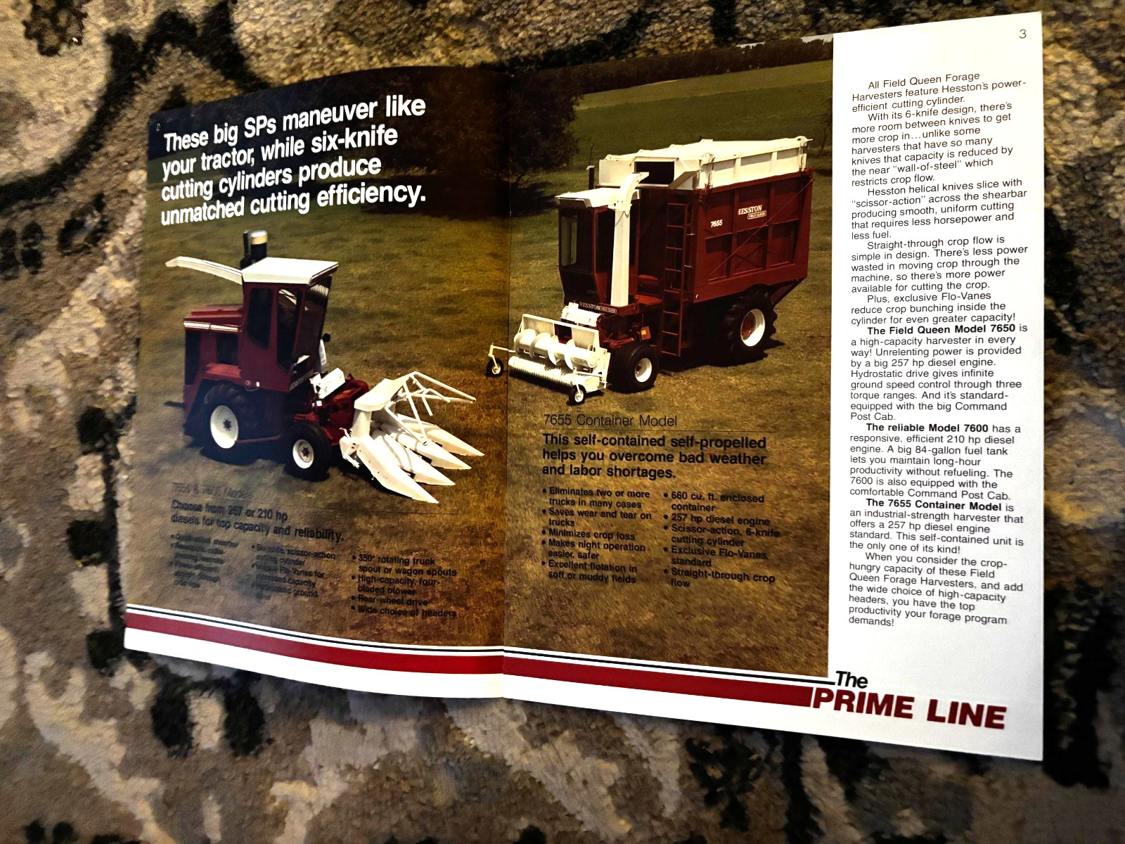 Hesston Field Queen Forage Harvesters For 1981 Brochure DCPA26