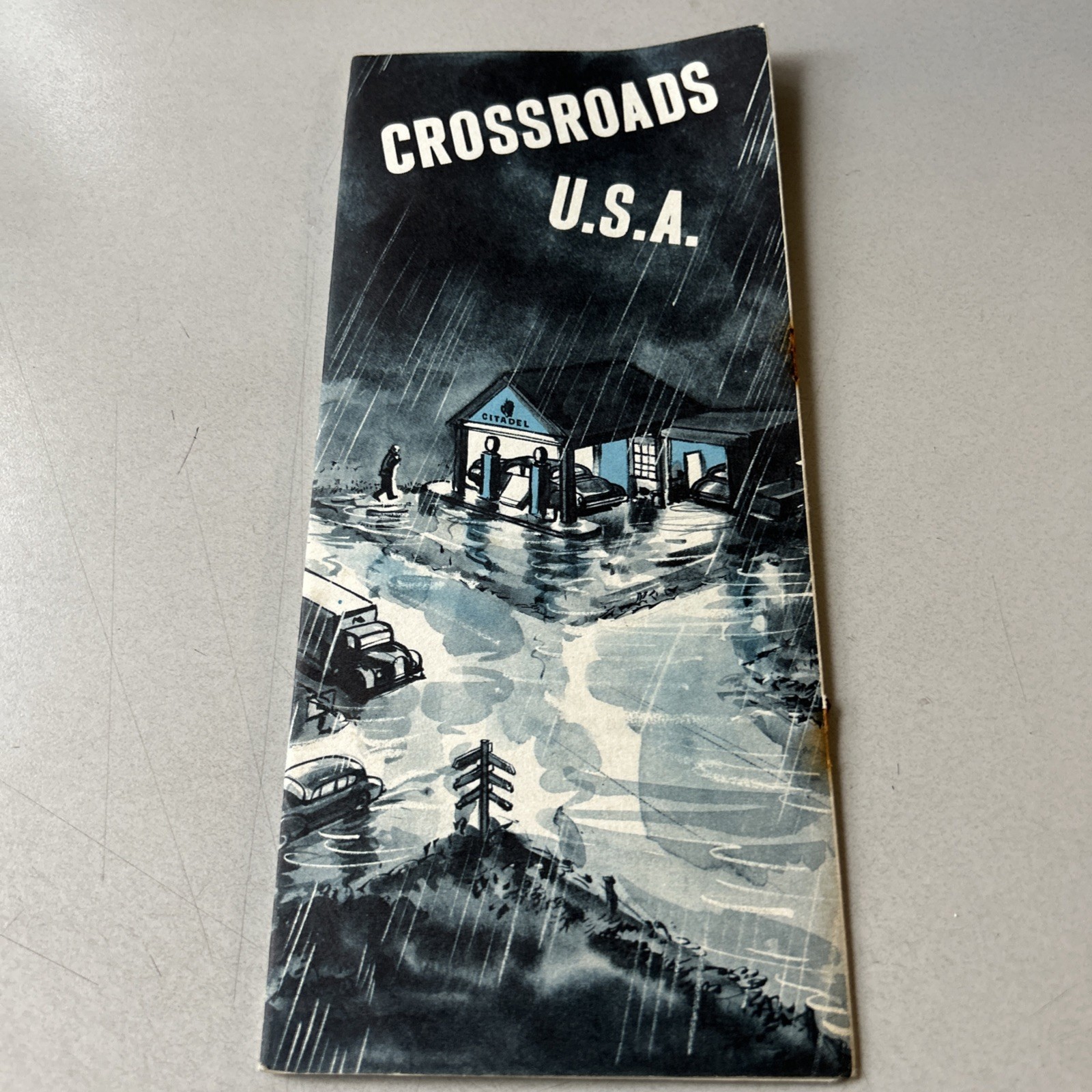 Brochure Crossroads USA produced By Oil Industry Information Committee 1940’s