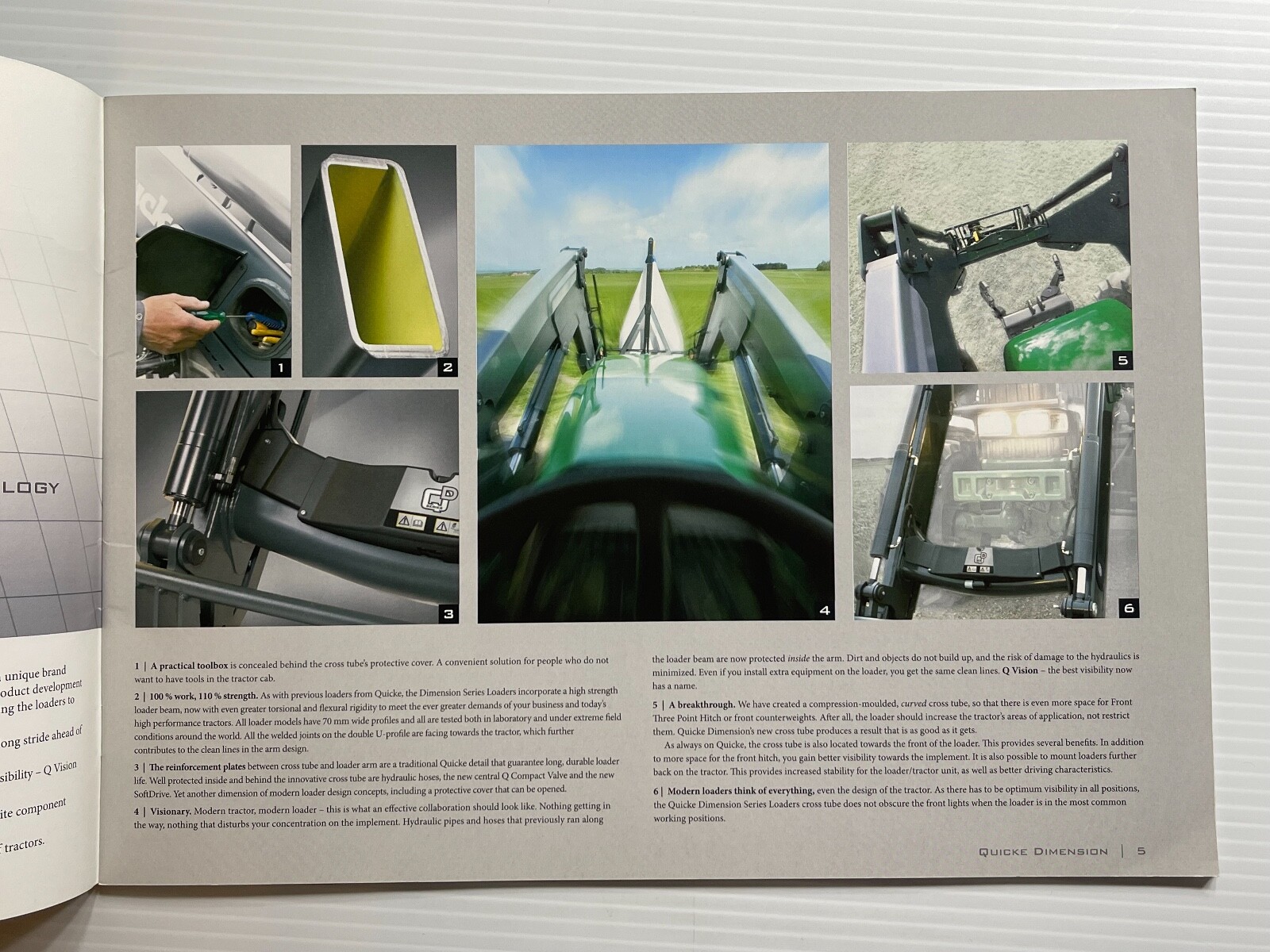 Quicke Q75 Loader Sales Brochure *2010s* (Showroom Sales Book)