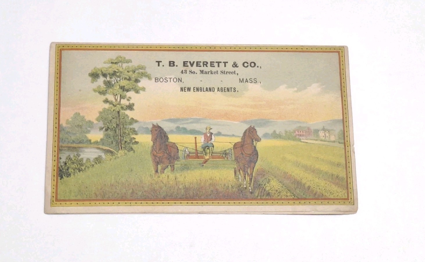 Eureka Mower Litho Advertising Trade Booklet 1880’s Utica New York