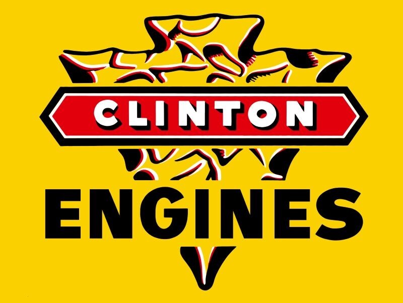 Clinton Small Engines New Metal Sign: 12 x 16″ & Free Shipping