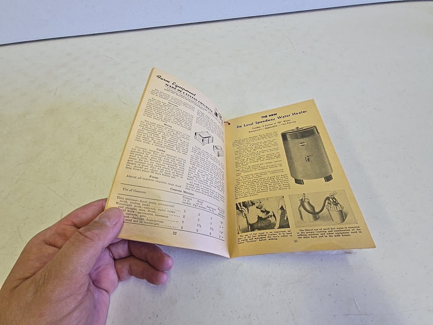 Vintage De Laval Advertising Reference Yearbook 1947 John Deere Freeport IL