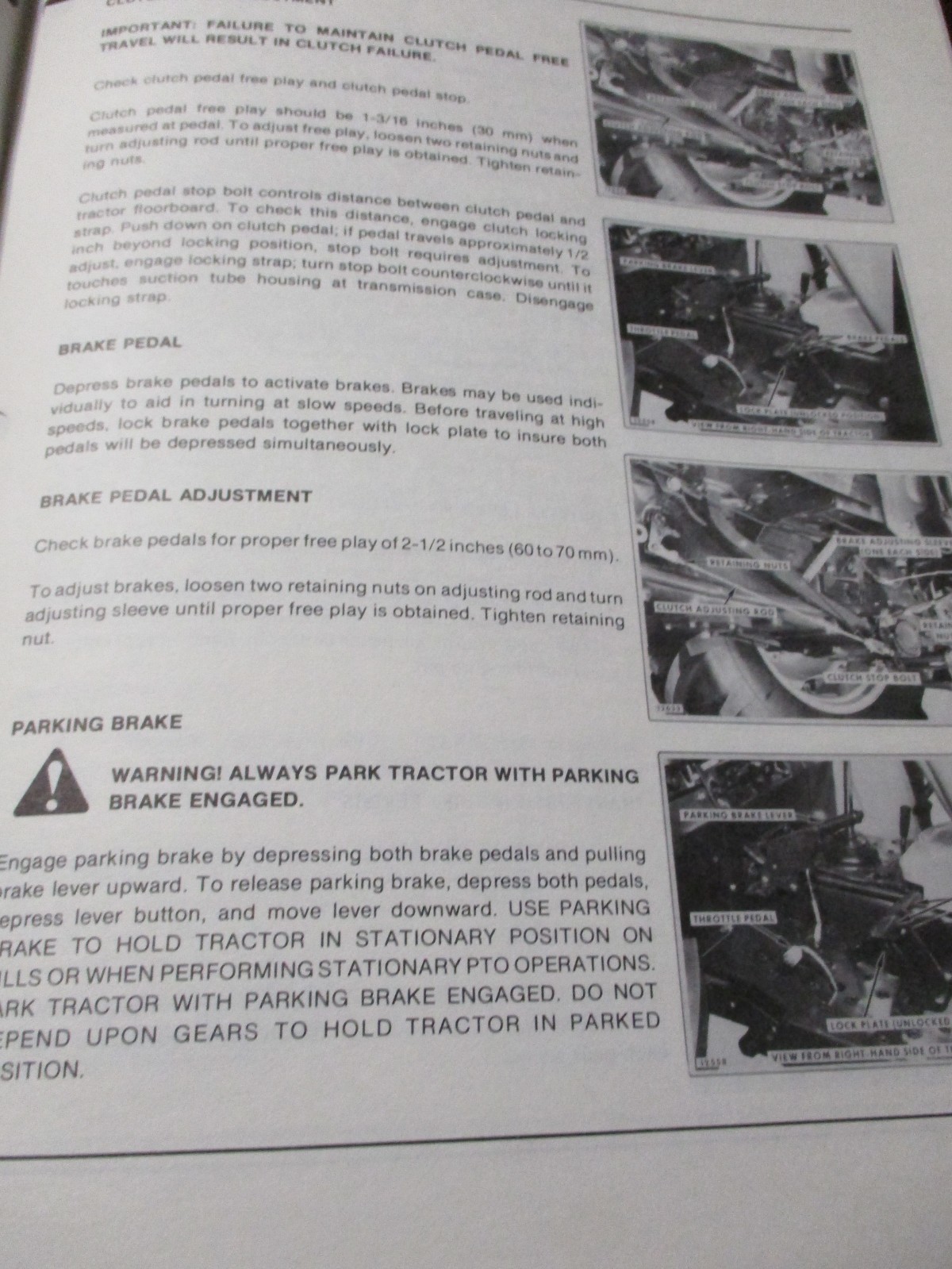 White 2-55 Field Boss Tractor Operator’s Manual 1982