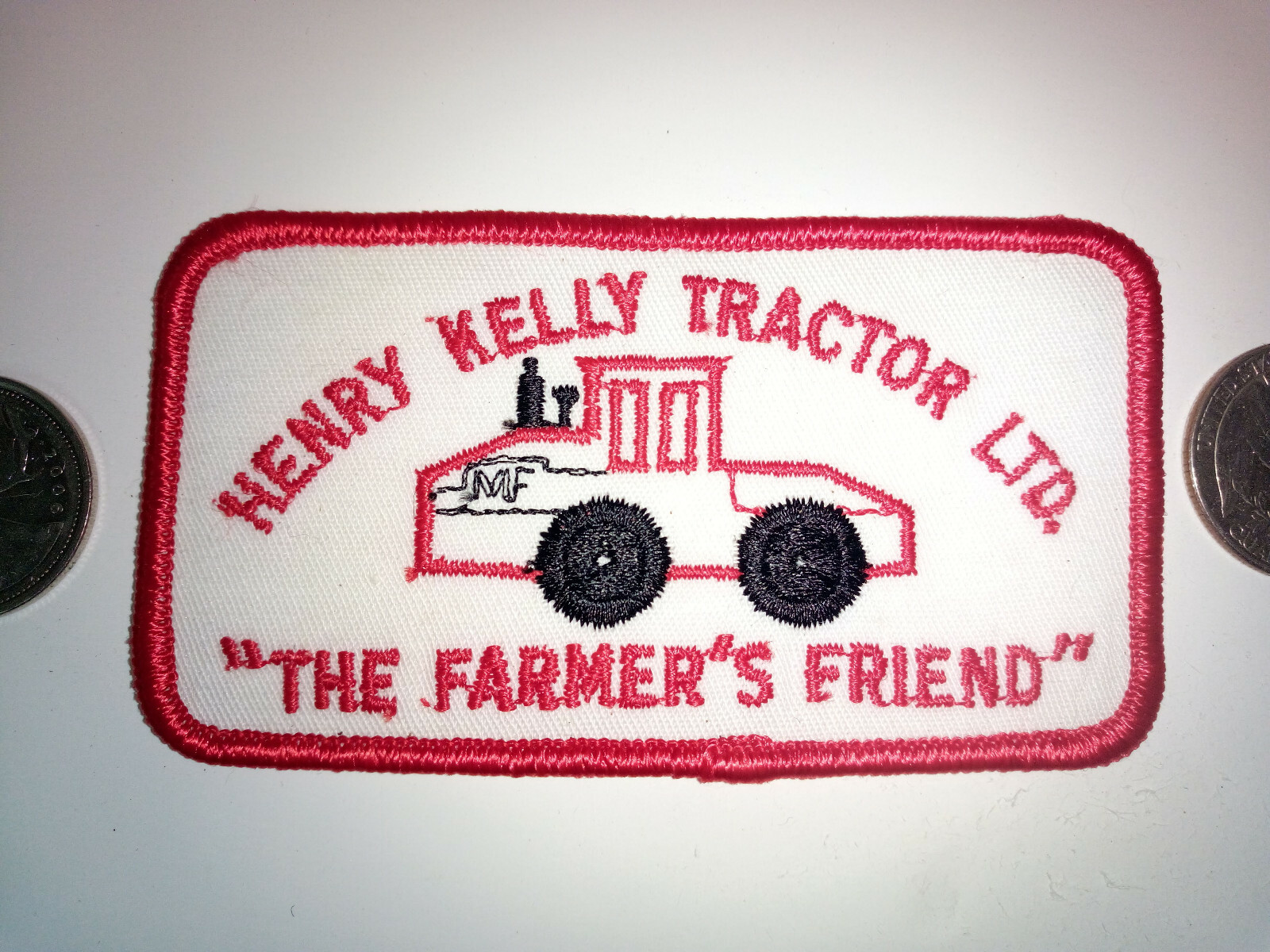 Vintage Henry Kelly Tractor Ltd. Massey Ferguson Patch Badge