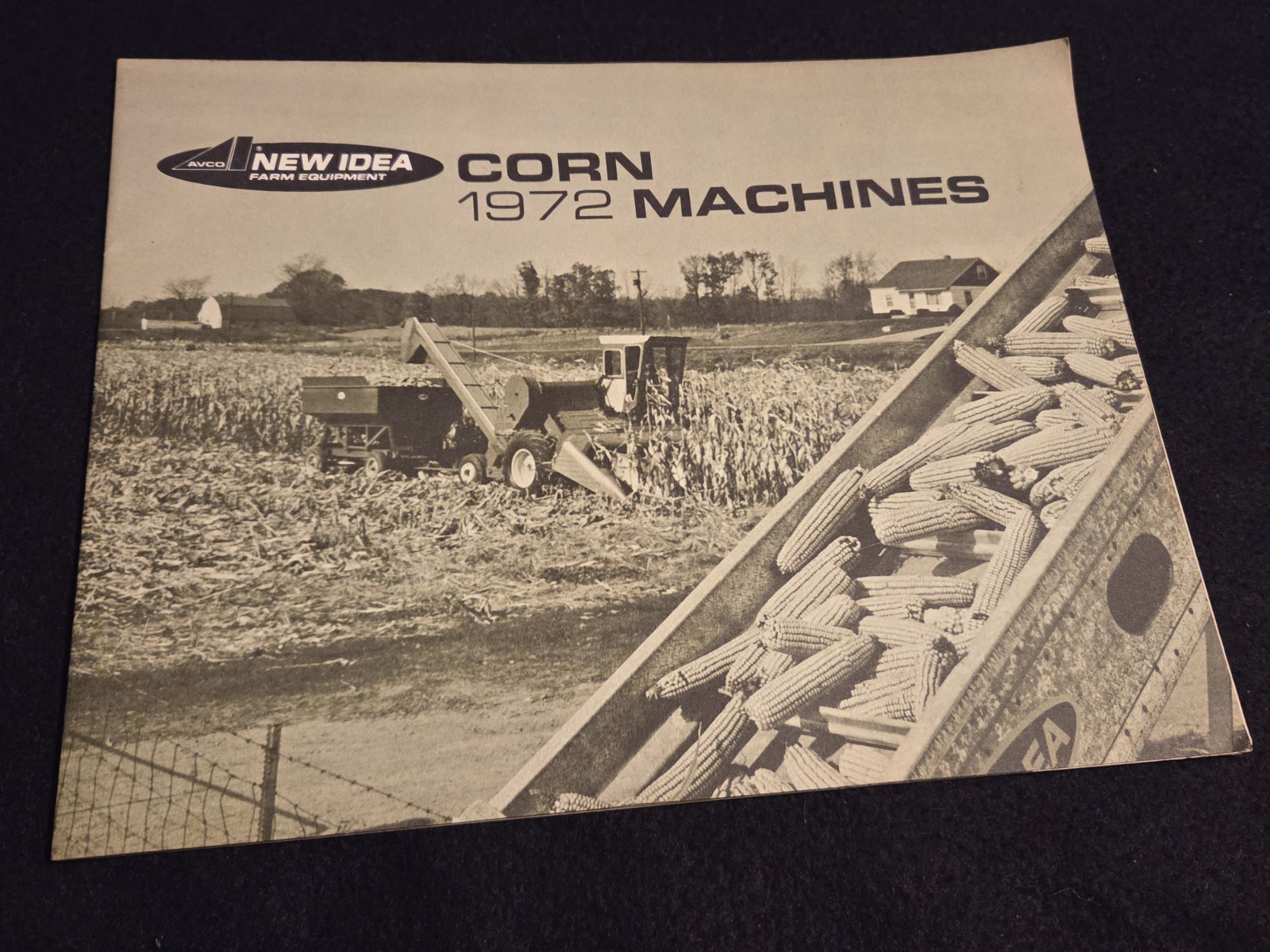 1972 New Idea Corn Machines Advertising Brochure Uni-System Madison South Dakota