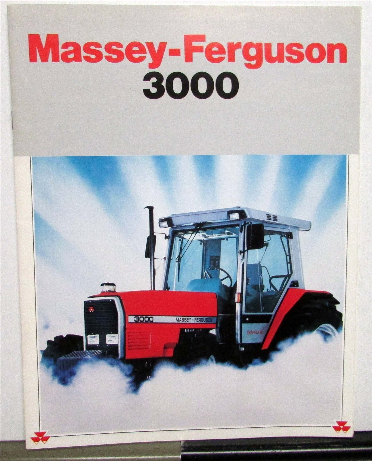 1987 Massey Ferguson 3000 Tractor Specs Agricultural Sales Brochure