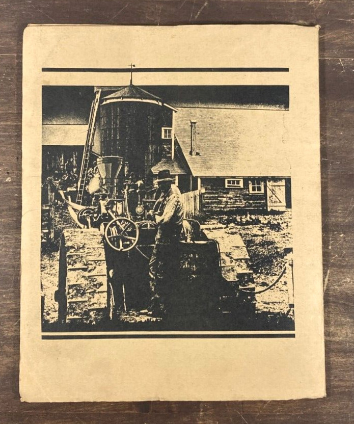 Meanwhile Down on the Farm Al Herman Signed 1971 Farming Steam Tractors Old Ads