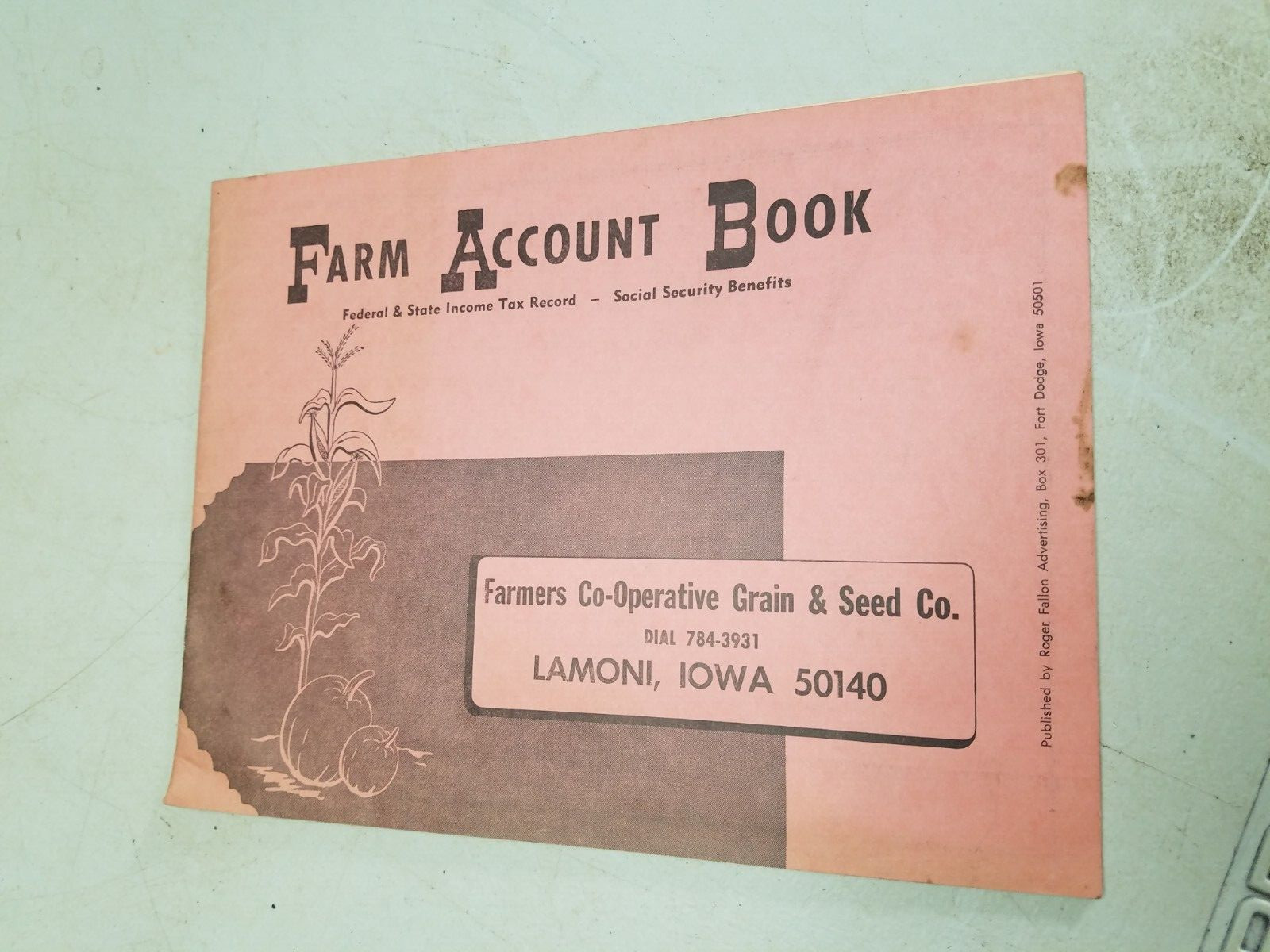 Farmer’s Co-Operative Farm Account Book 1966 (V)