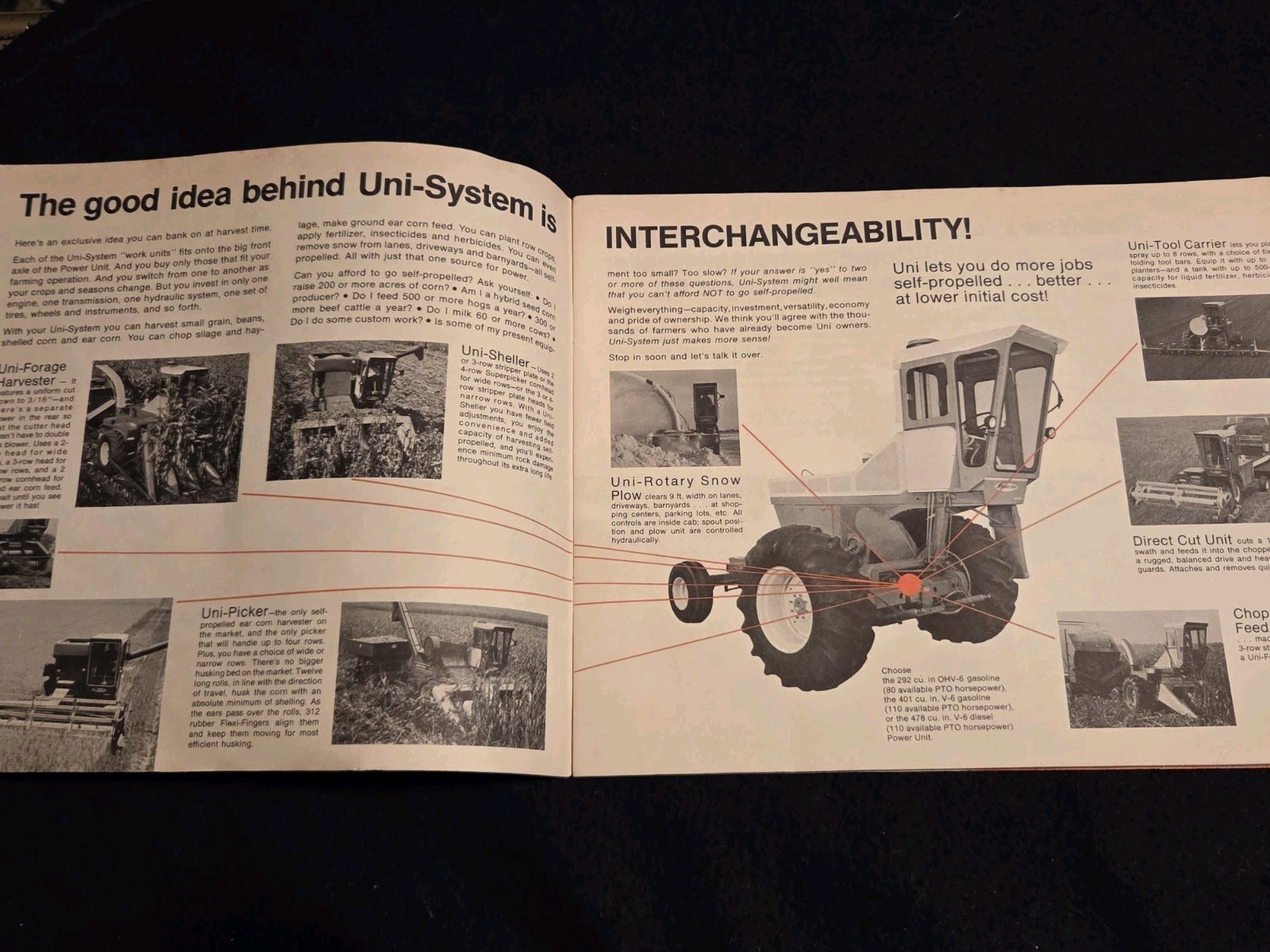 1972 New Idea Equipment Brochure Uni-System Superpicker Madison South Dakota