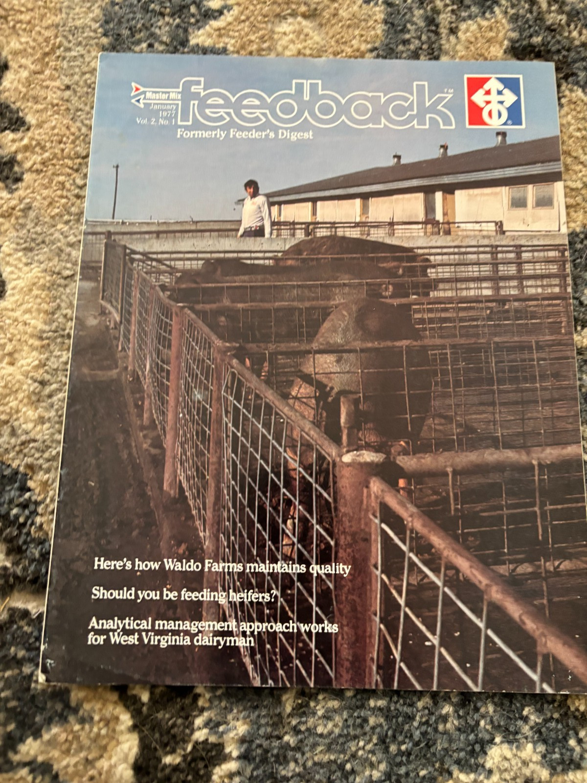 Master Mix Feedback Magazine For January 1977 Brochure AMIL26