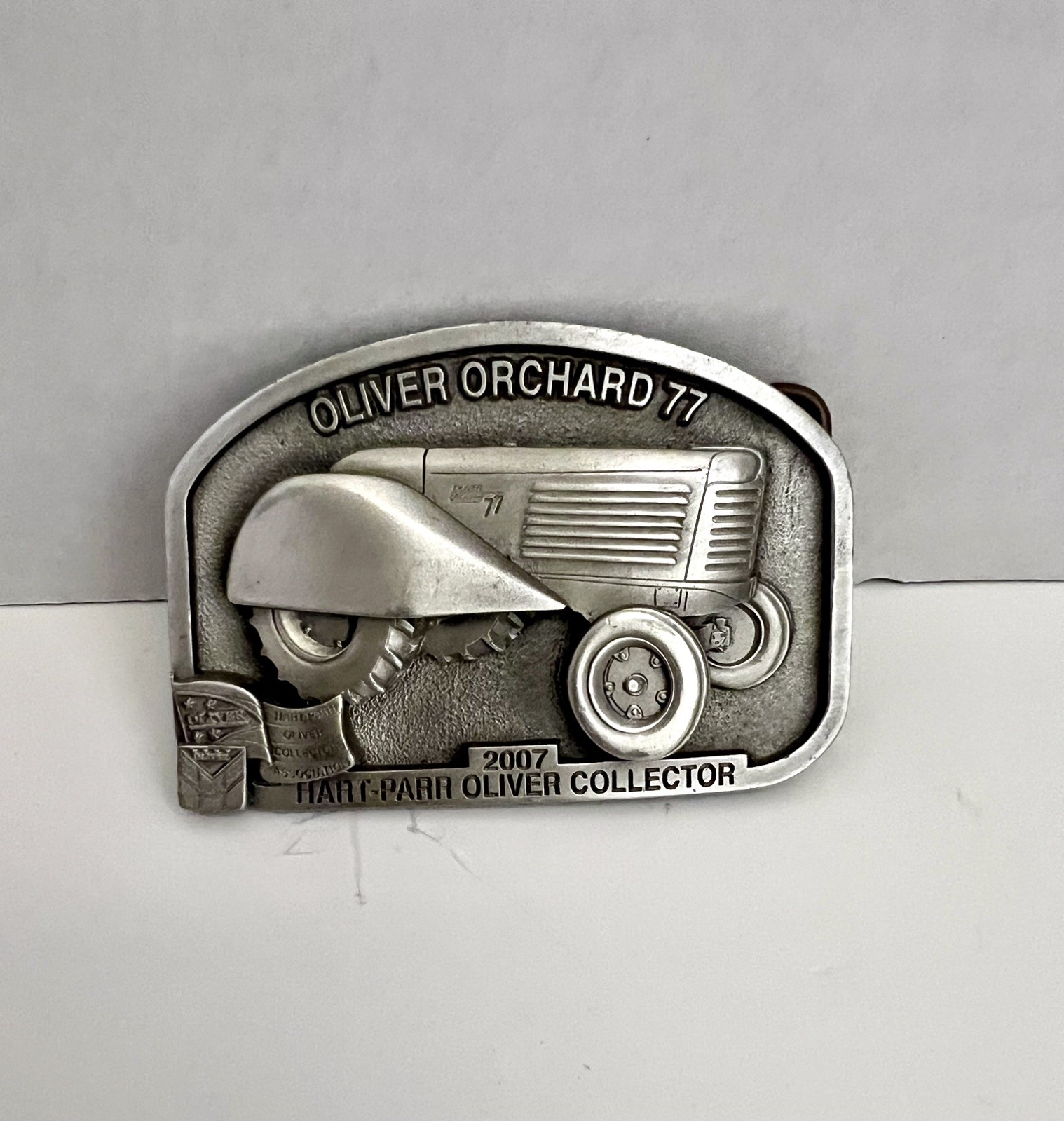 2007 Hart-Parr Oliver Collector Orchard 77 Belt Buckle Limited Edition # 455/500