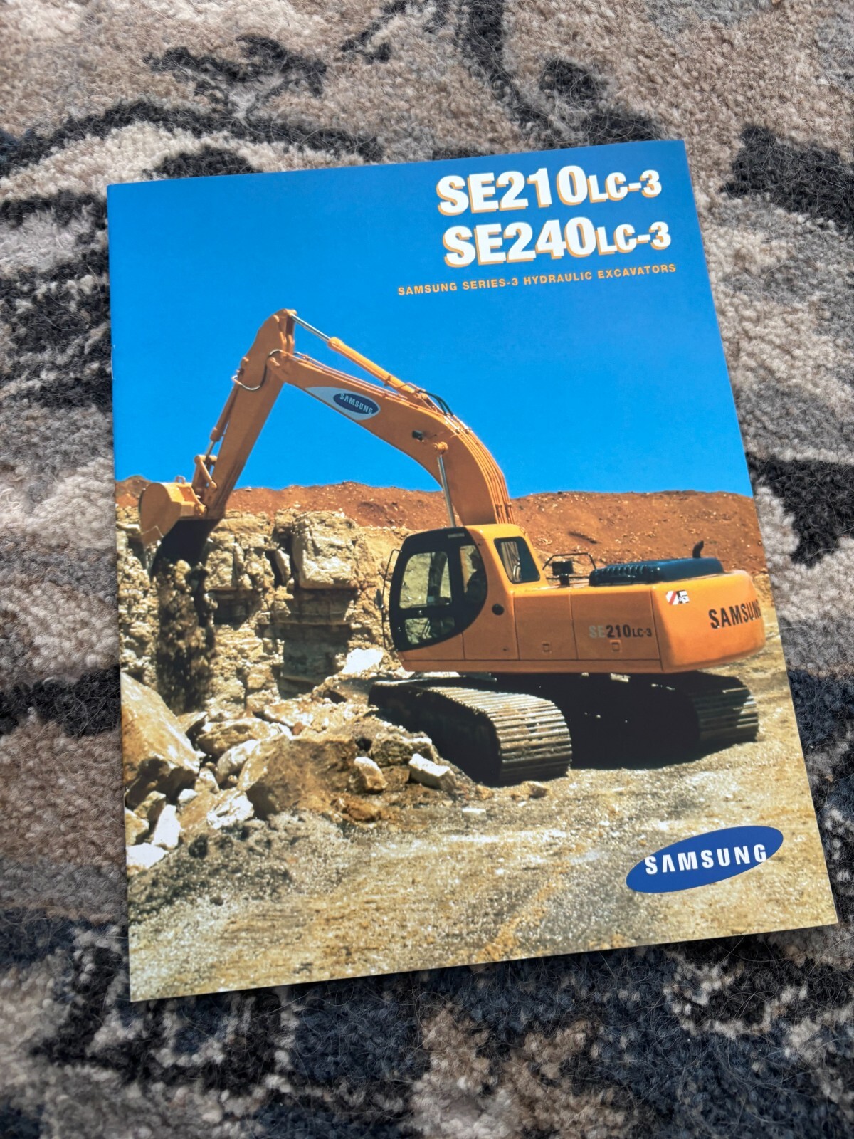 Samsung SE210 SE240 Hydraulic Excavator Brochure FCCA25