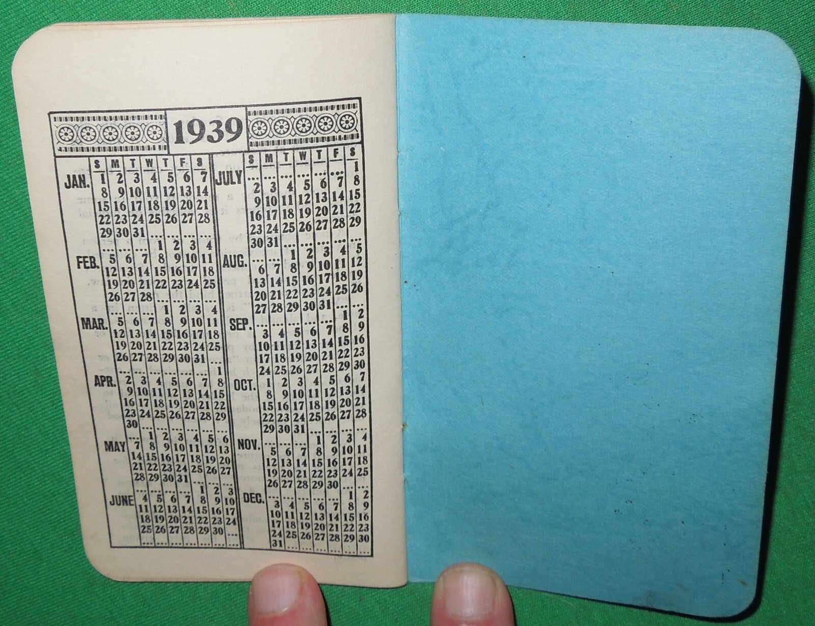 Antique Farm & Livestock Themed Advertising Calendar Memo Booklets x3, 1917-1948