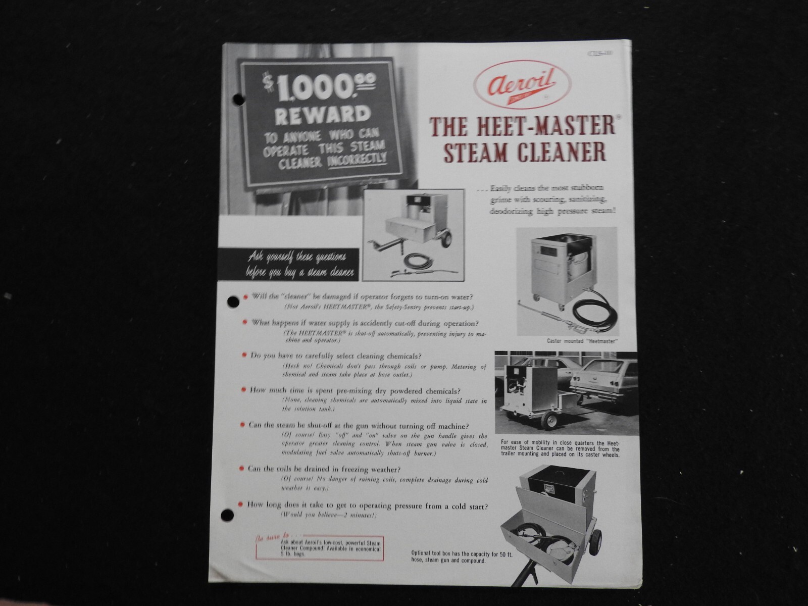 1968 Aeroil Products Co. “Roofers Equipment” Sales Catalog W/price Hackensack NJ