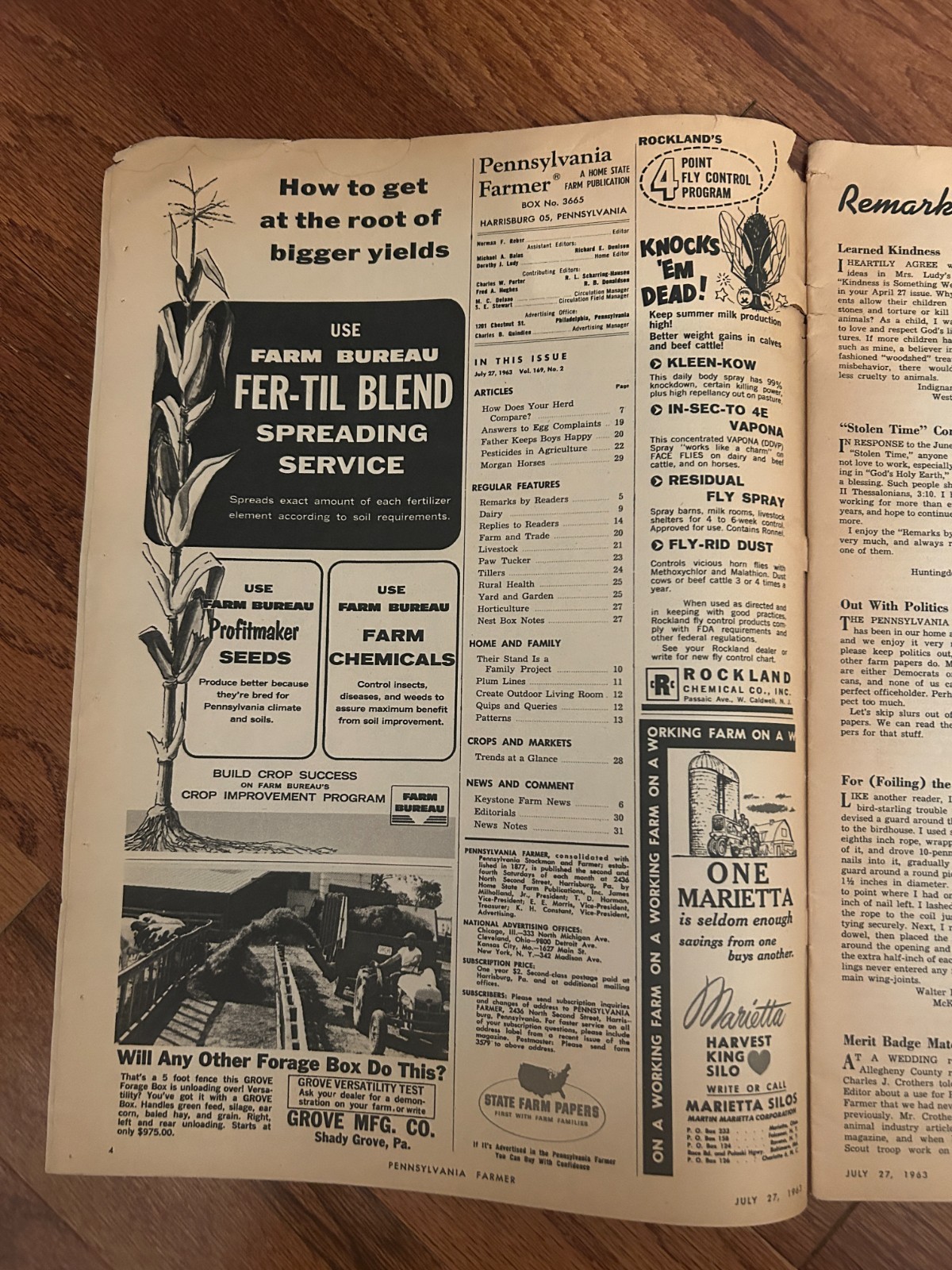 (5) Vintage {1962-1963} “PENNSYLVANIA FARMER” {Harrisburg} Magazine Lot, RARE!