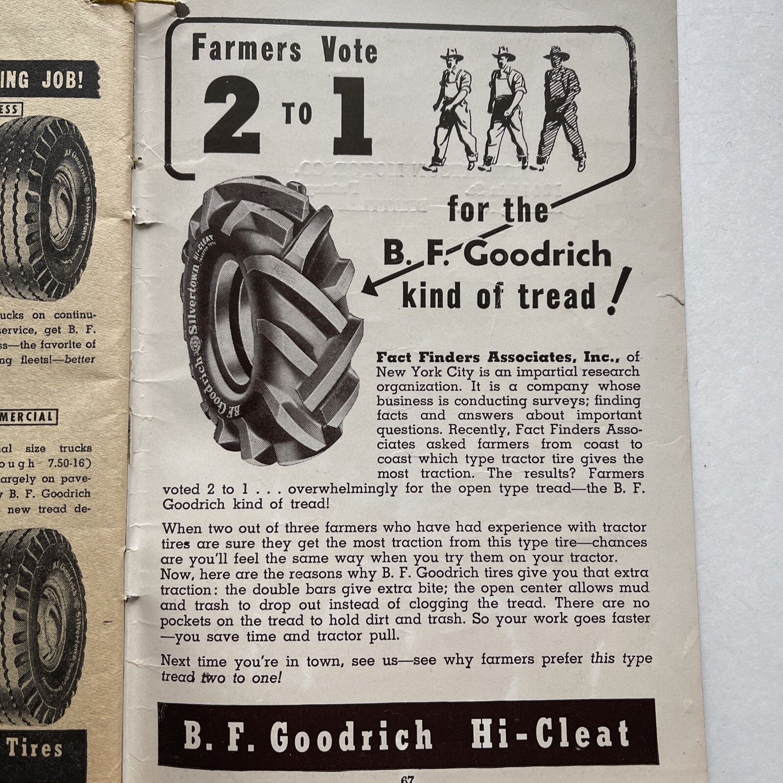 1948 B F GOODRICH FARMER’S HANDBOOK & ALMANAC