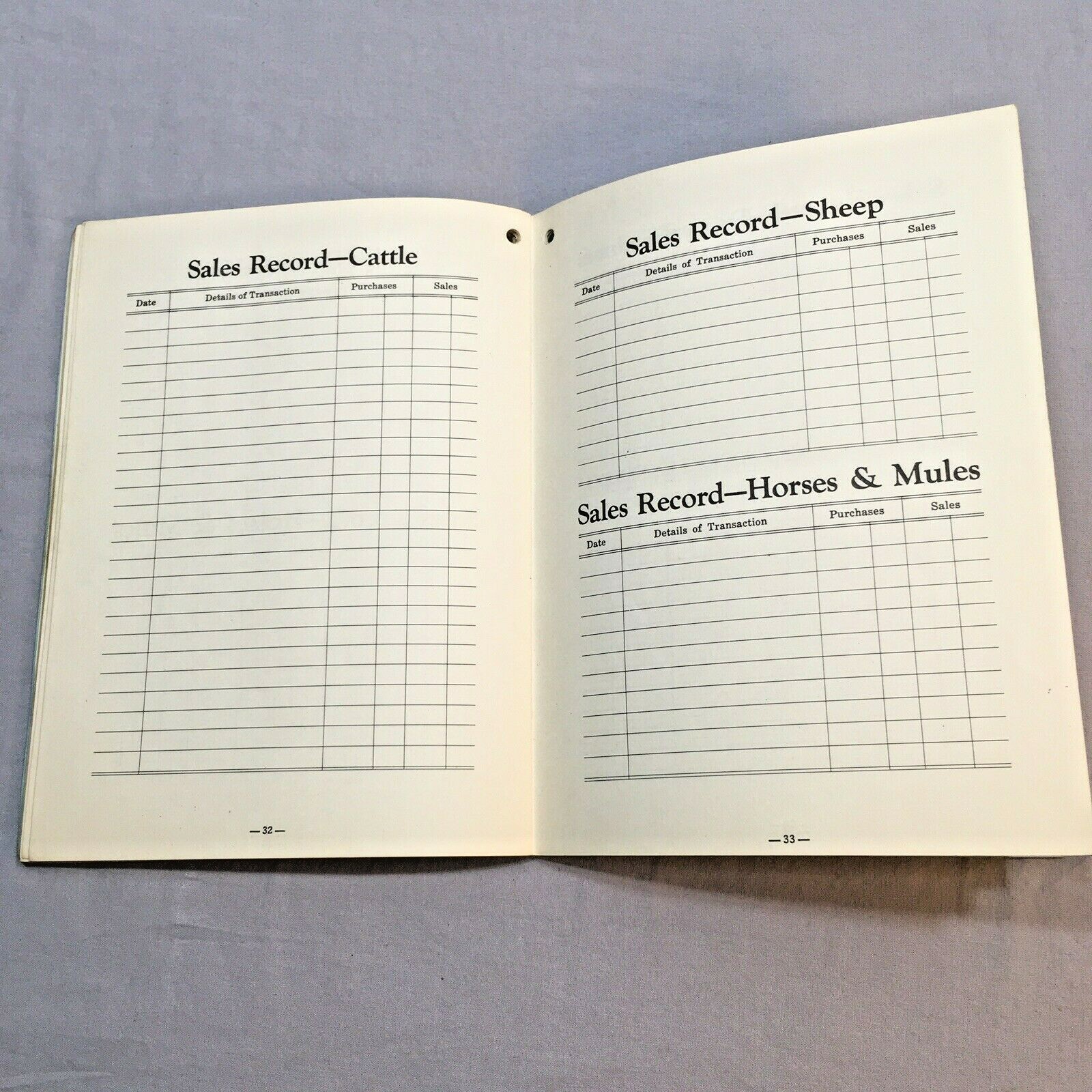 Vintage Agricultural Advertising for Associated Serum 1935 Livestock Handbook
