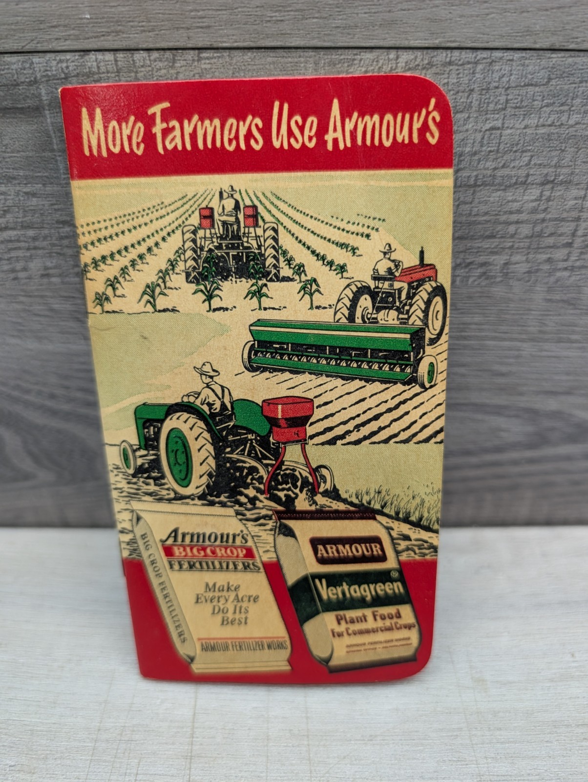 1952-1953 Armour’s Fertilizer & Vertagreen Plant Food Pocket Notebook Calendar