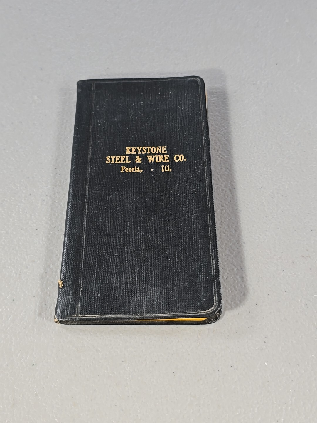 Keystone Steel & Wire Co Peoria Illinois Pocket Diary Advertising Notebook 1921