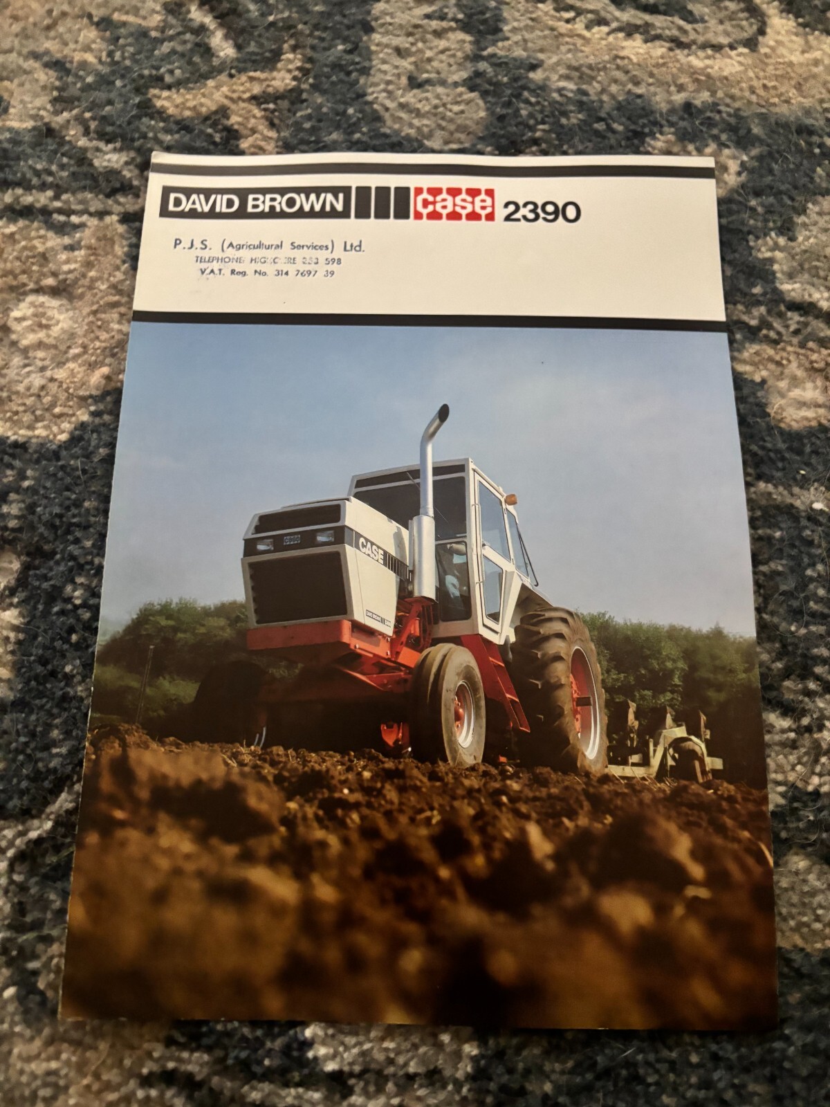 Case David Brown 2390 Tractor Brochure FCCA25