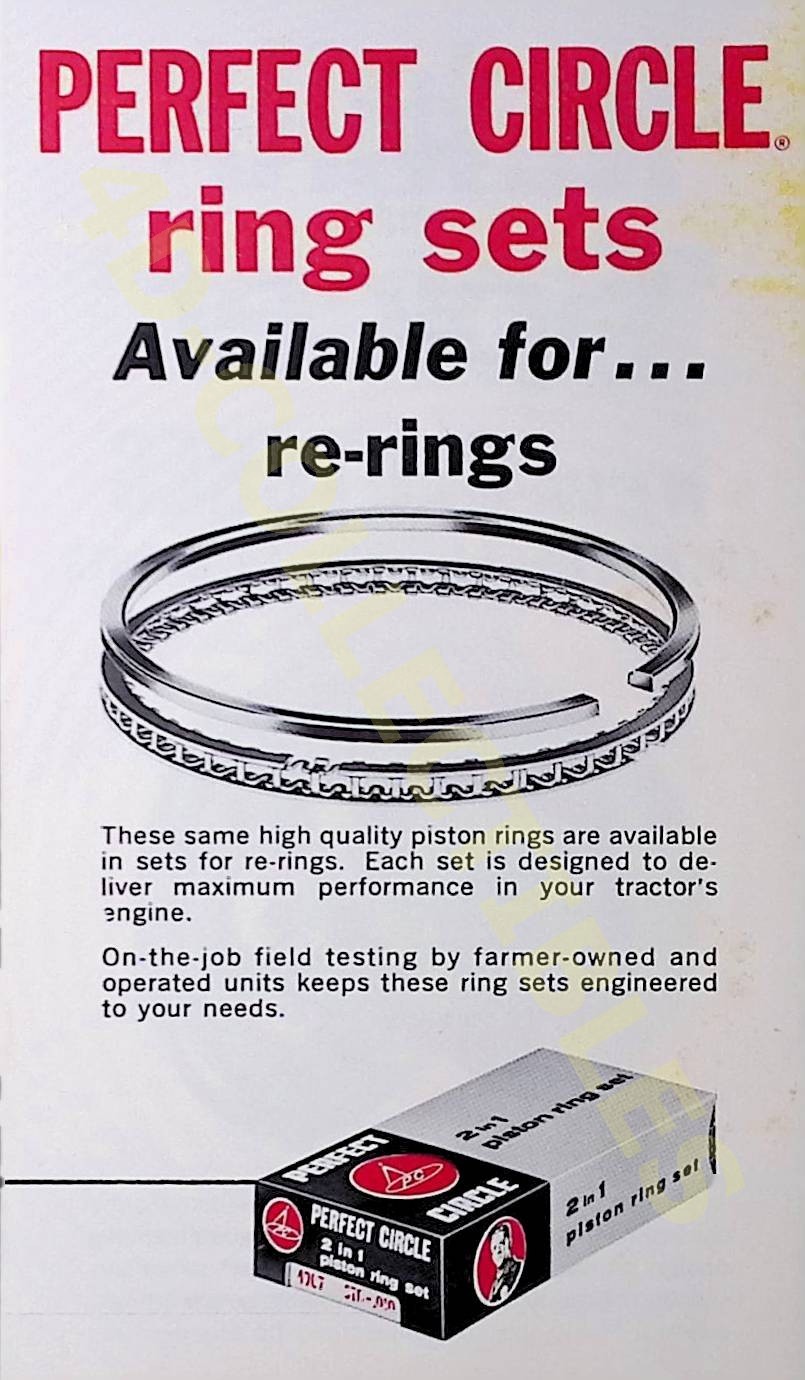 Vintage Tractor Parts Brochure Farm Construction Industrial Spec Sheet