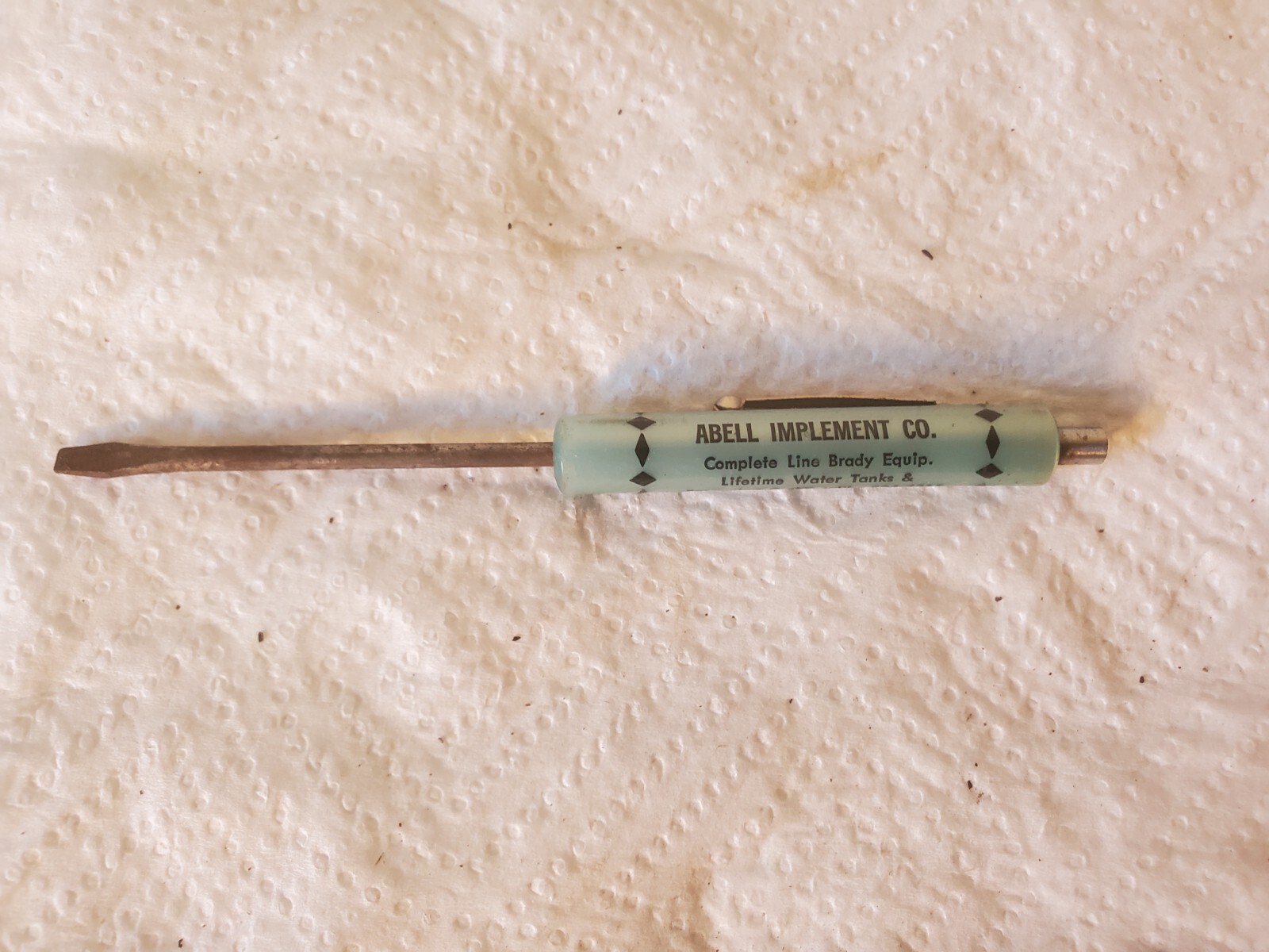 5-1/4″ Screwdriver Abell Implement Ellsworth Iowa Brady Equipment Lifetime #1