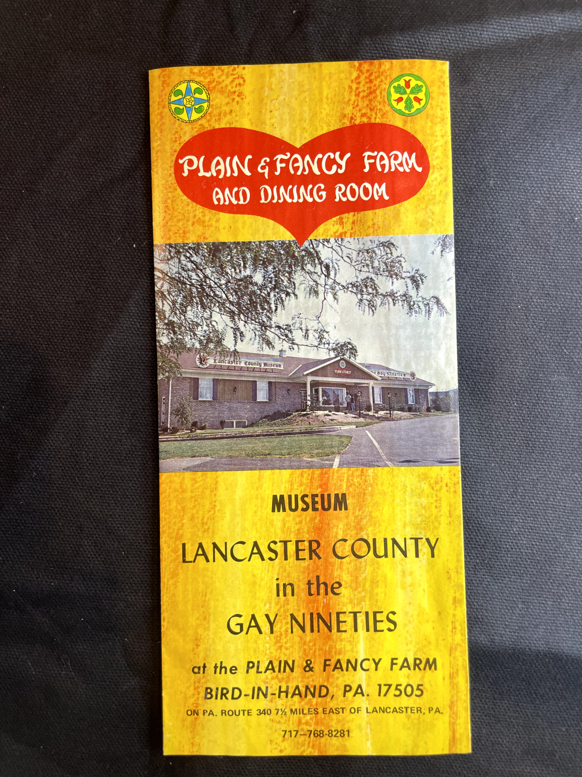 Vintage 1970’s Brochure Plain and Fancy Farm Pennsilvania Collectible Booklet