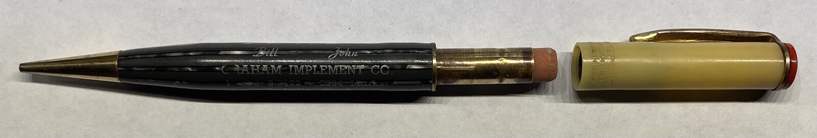 VINTAGE **GRAHAM IMPLEMENT CO.** {{FARM MACHINERY}} RITEPOINT MECHANICAL PENCIL!